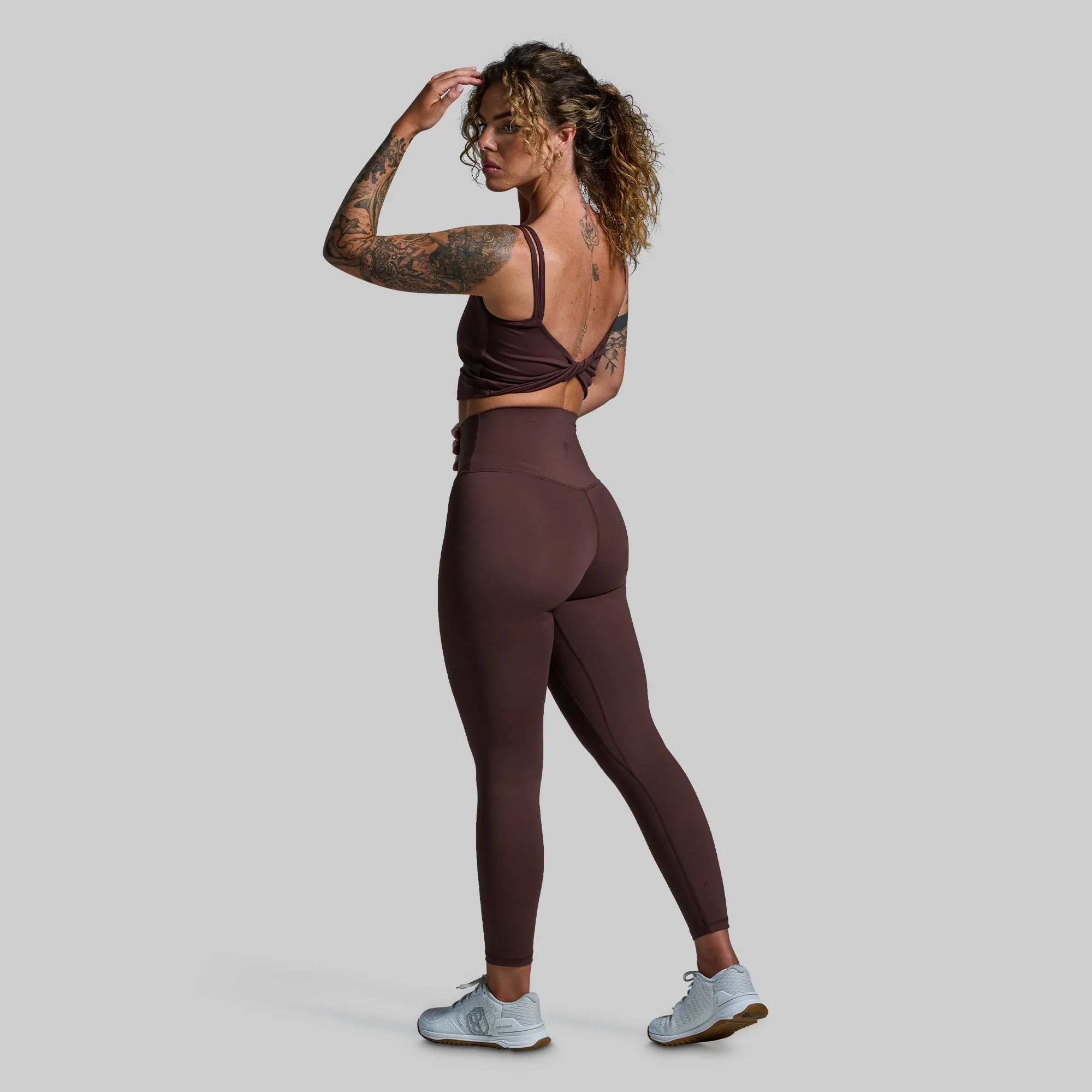 Don't Get It Twisted Sports Bra (French Roast) sold by Born Primitive product image thumbnail 5