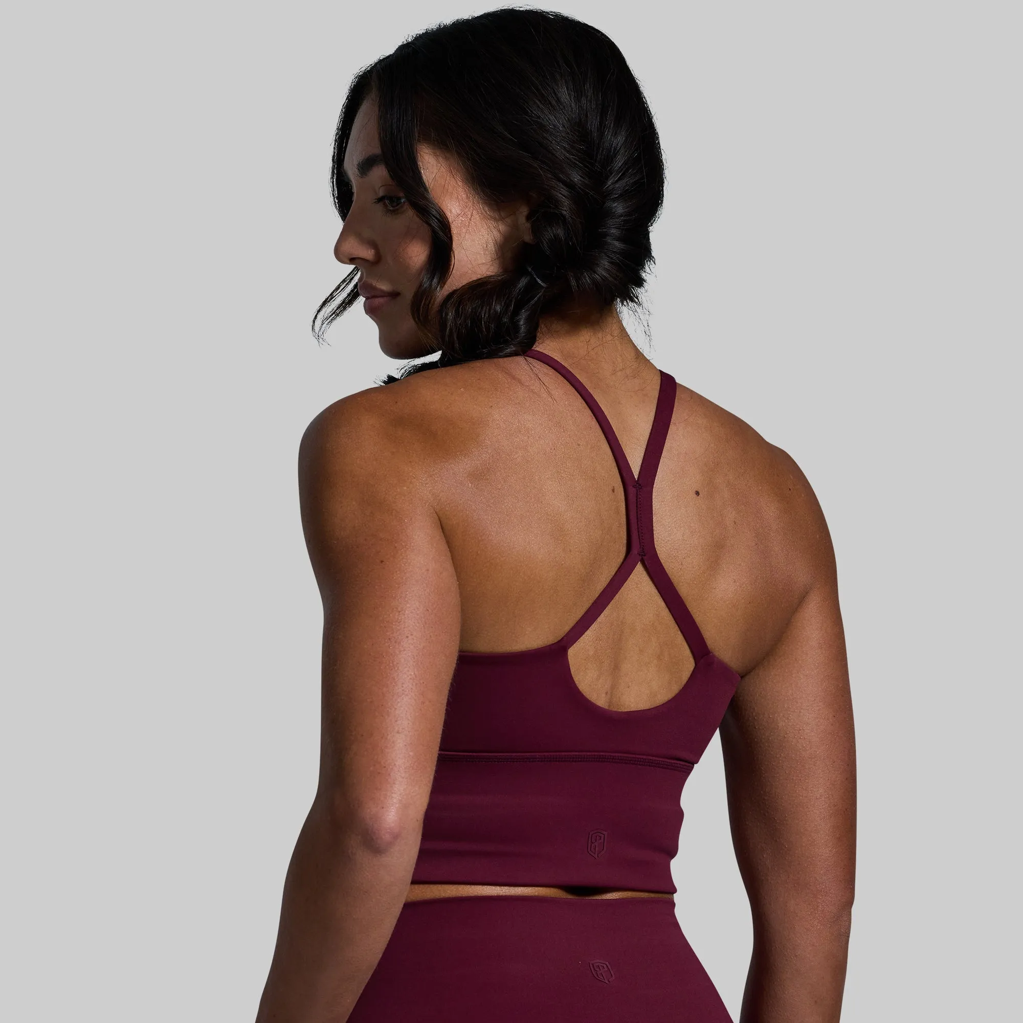 Om The Day Sports Bra 2.0 (Garnet) sold by Born Primitive
