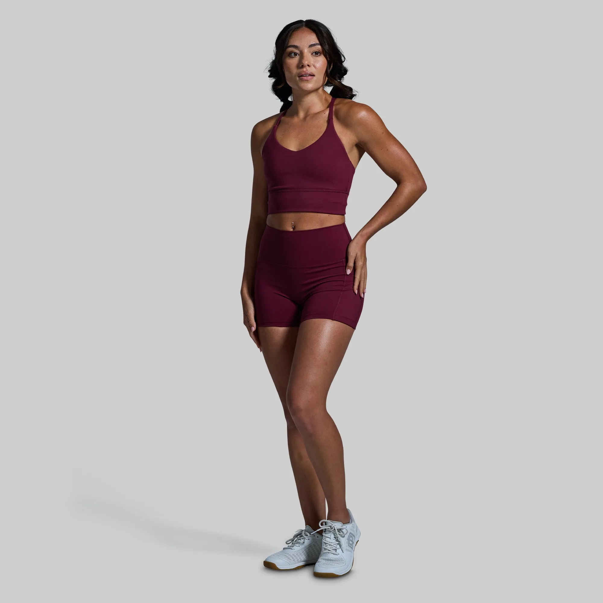 Om The Day Sports Bra 2.0 (Garnet) sold by Born Primitive product image thumbnail 4
