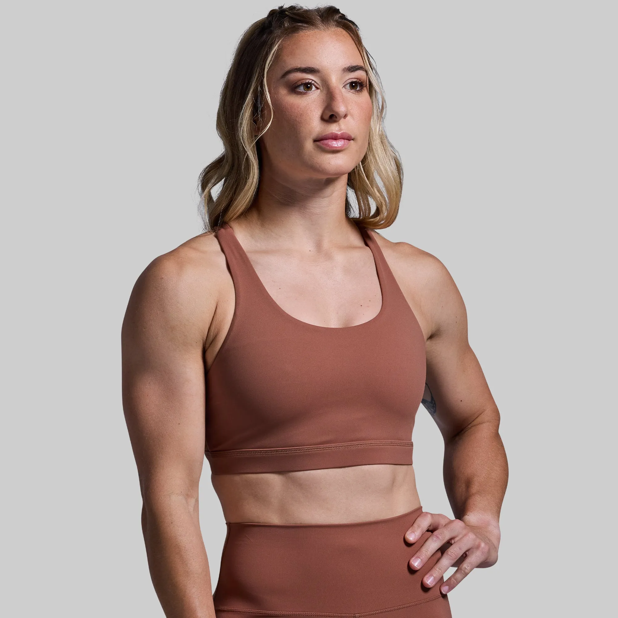 Helix Sports Bra (Clove) sold by Born Primitive product image thumbnail 2