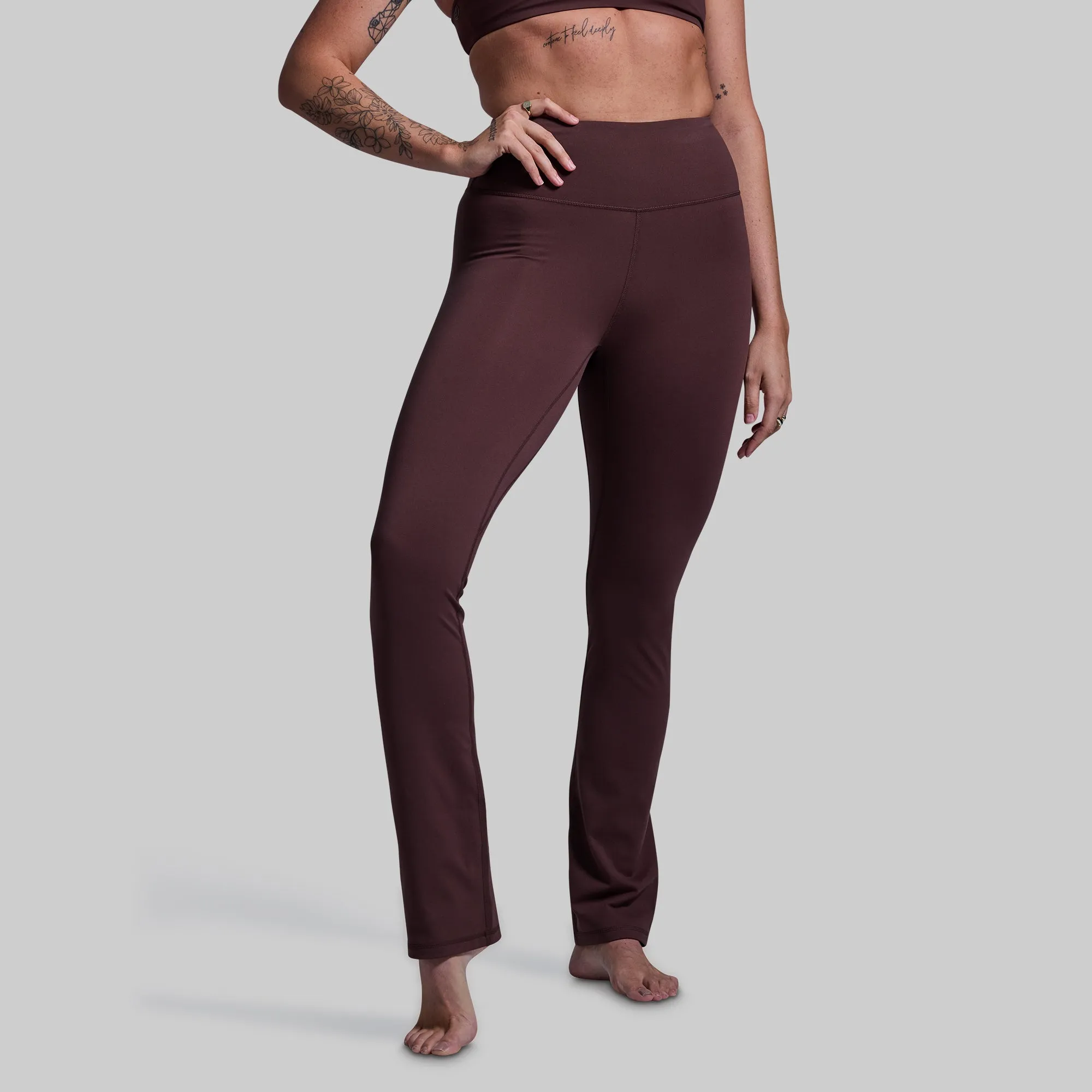 Yoga Pant Straight Leg (French Roast) sold by Born Primitive