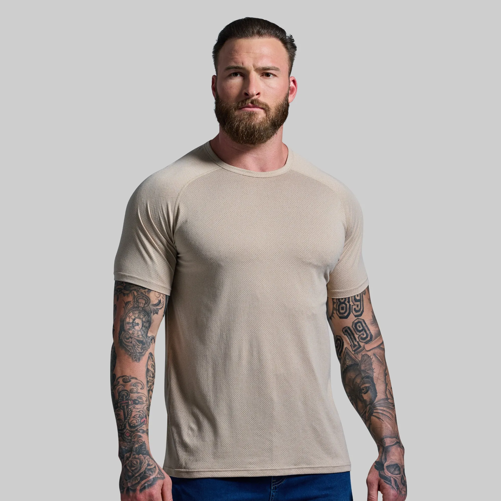 Heritage Tee (Almond) sold by Born Primitive