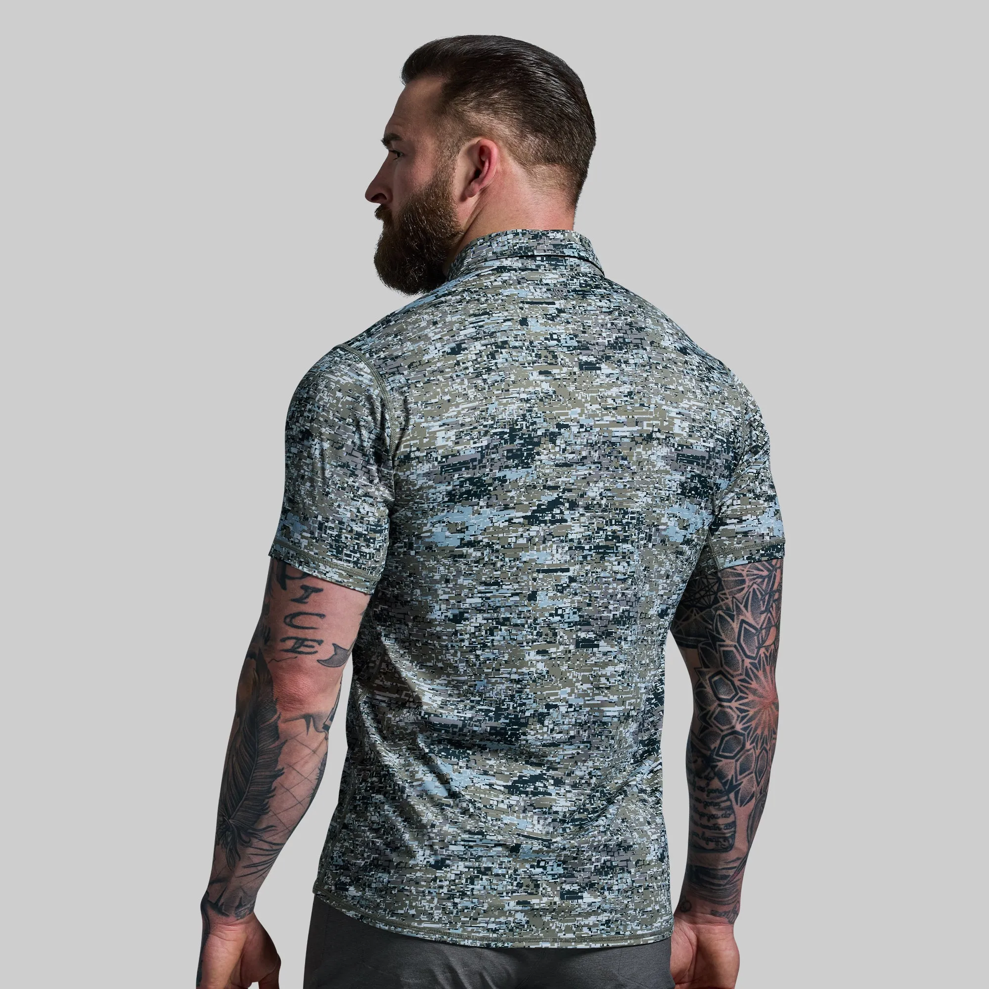 Men's Tek Polo (Digital Camo) sold by Born Primitive product image thumbnail 2