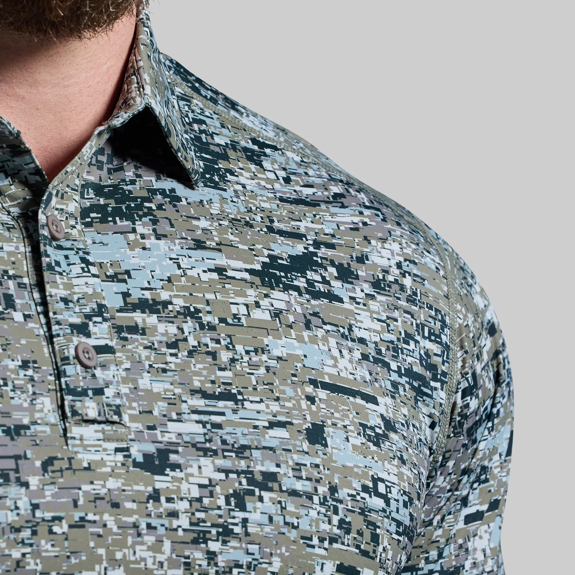 Men's Tek Polo (Digital Camo) sold by Born Primitive product image thumbnail 5