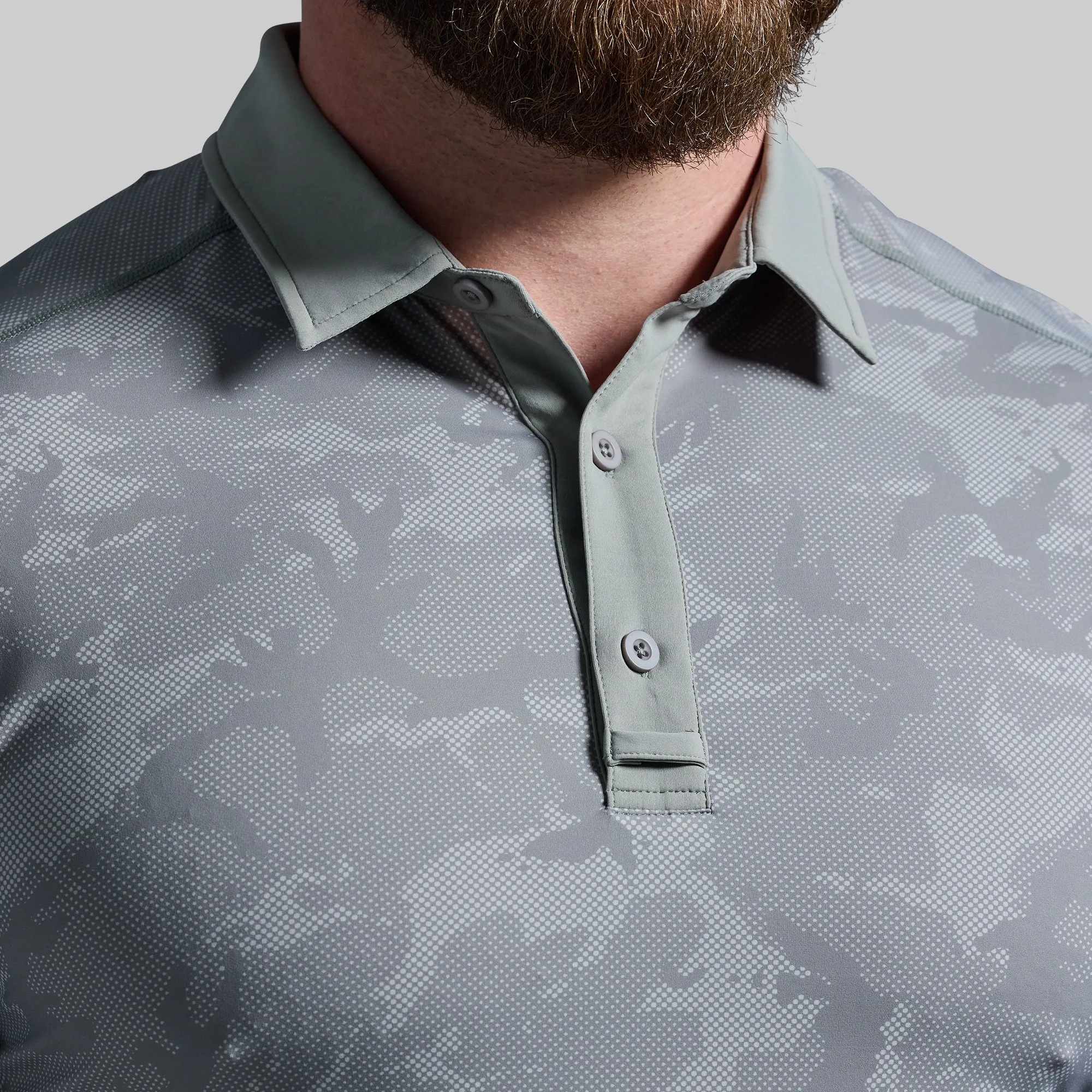 Men's Tek Polo (Paloma Grey Camo) sold by Born Primitive product image thumbnail 5