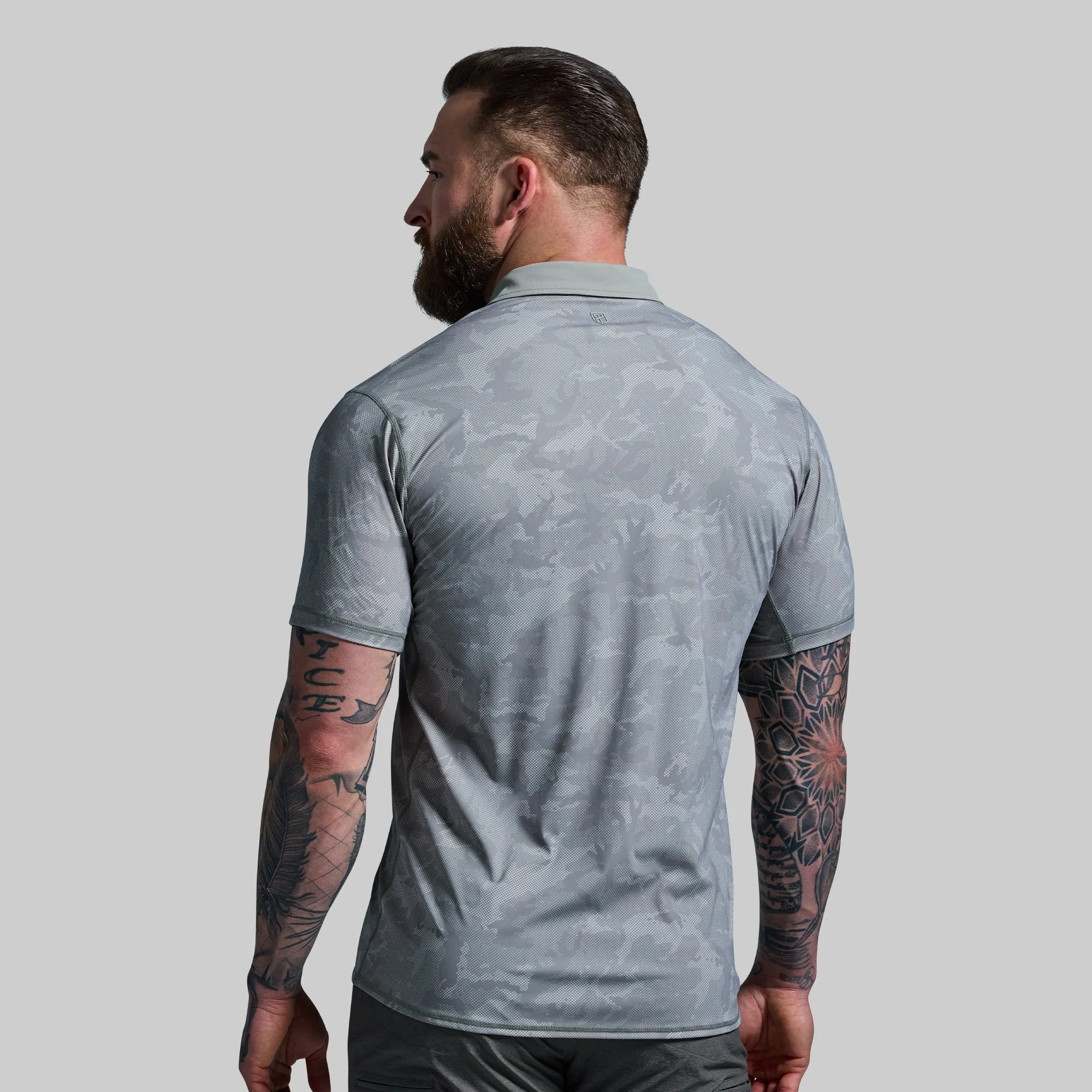 Men's Tek Polo (Paloma Grey Camo) sold by Born Primitive product image thumbnail 2