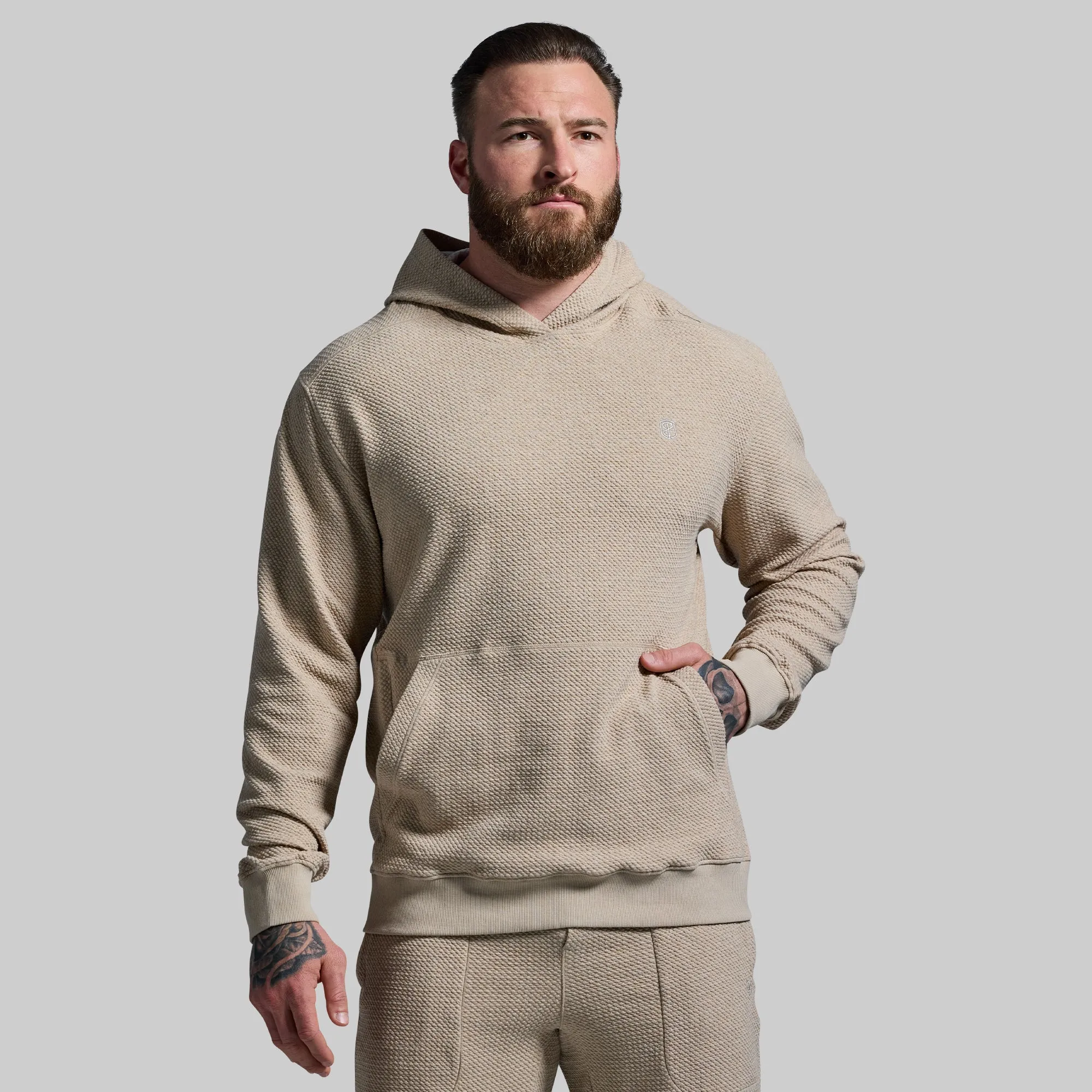 Men's Cloud Hoodie (Almond) sold by Born Primitive product image thumbnail 3