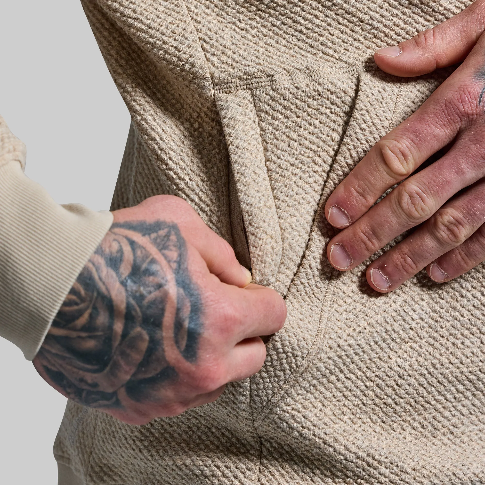 Men's Cloud Hoodie (Almond) sold by Born Primitive product image thumbnail 5