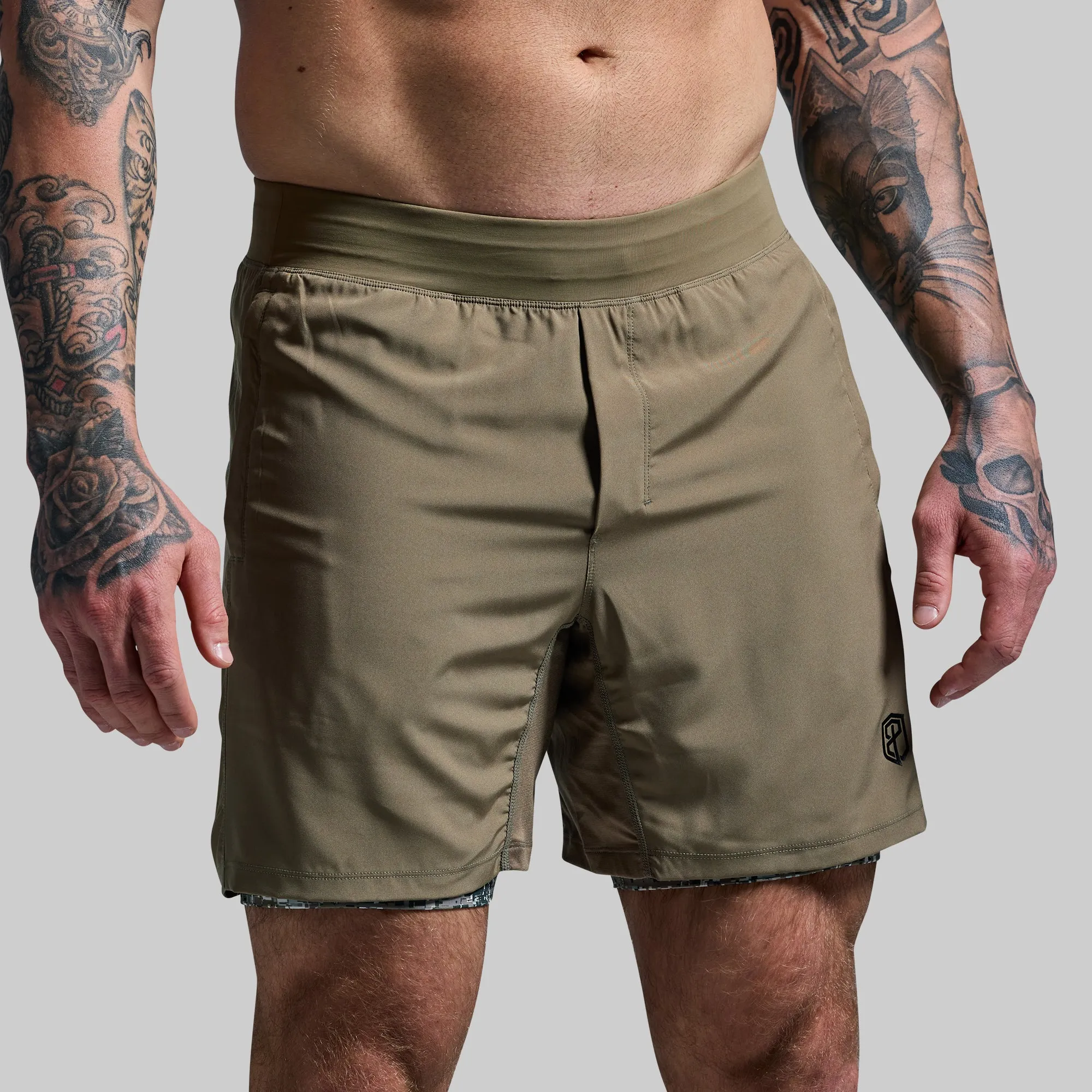 Versatile Short w/ Compression 7" (Digital Camo) sold by Born Primitive product image thumbnail 5