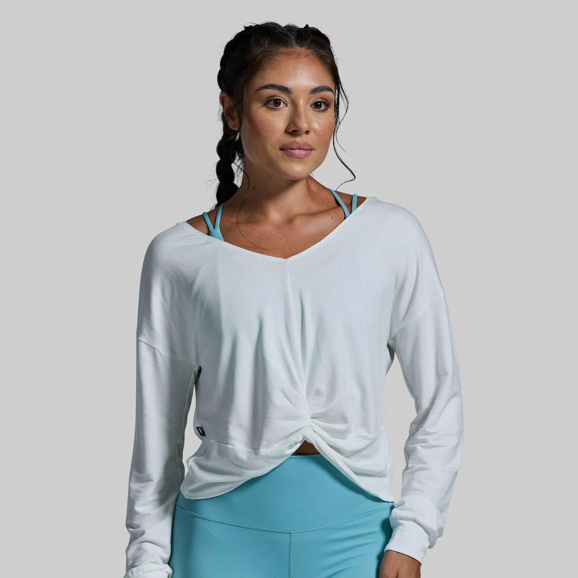 Two Ways Long Sleeve (White) sold by Born Primitive