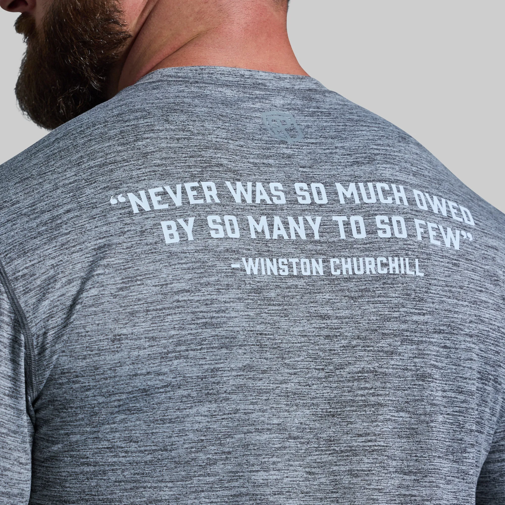 BDF Churchill Athleisure Tee (Heather Grey) sold by Born Primitive product image thumbnail 3