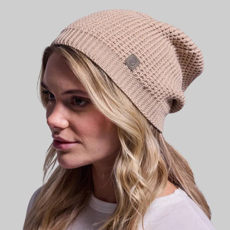 Primitive Waffle Knit Beanie (Wheat) sold by Born Primitive