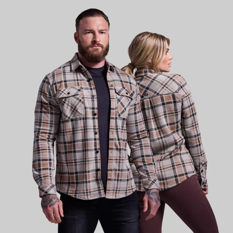 Woodsman Stretchy Flannel (Brushwood) sold by Born Primitive