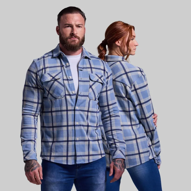 Woodsman Stretchy Flannel (Lake) sold by Born Primitive