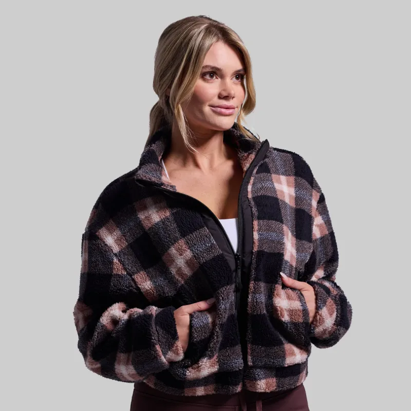 Women's Cropped Fleece Jacket (Kettle) sold by Born Primitive