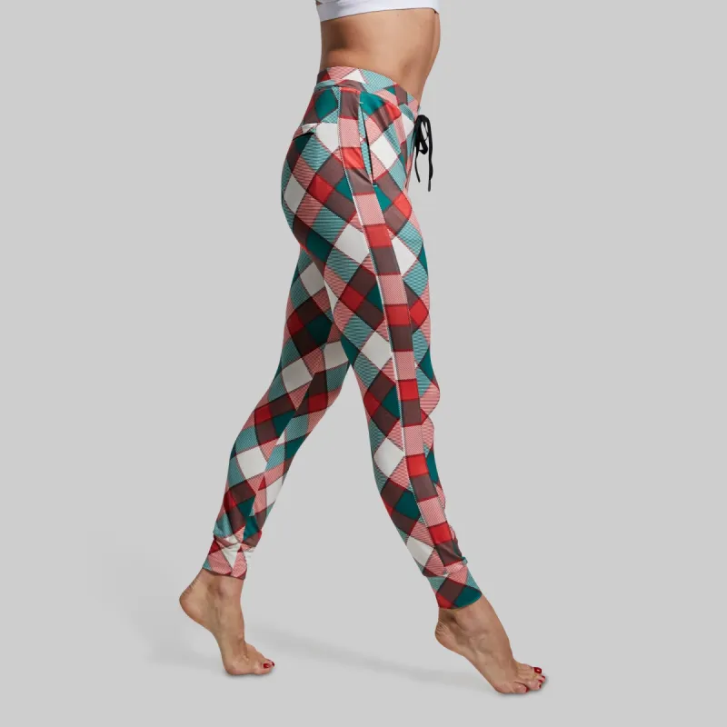 Women's Rest Day Athleisure Jogger (Tis The Season) sold by Born Primitive