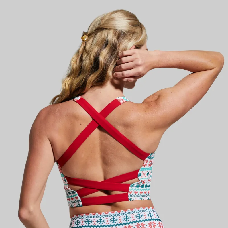 Balance Sports Bra (Kettlebell Xmas) sold by Born Primitive