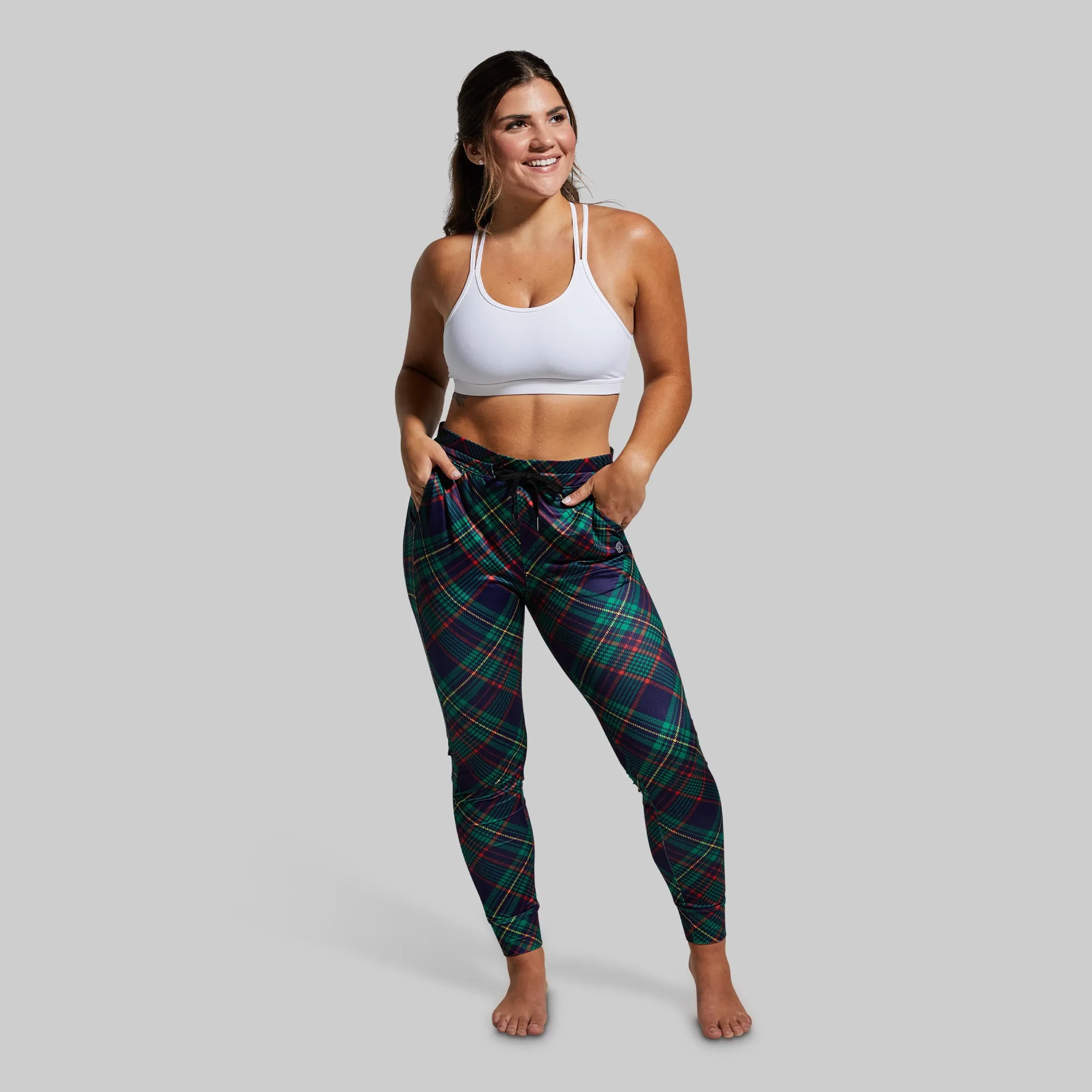 Women's Rest Day Athleisure Jogger (Tartan) sold by Born Primitive product image thumbnail 4