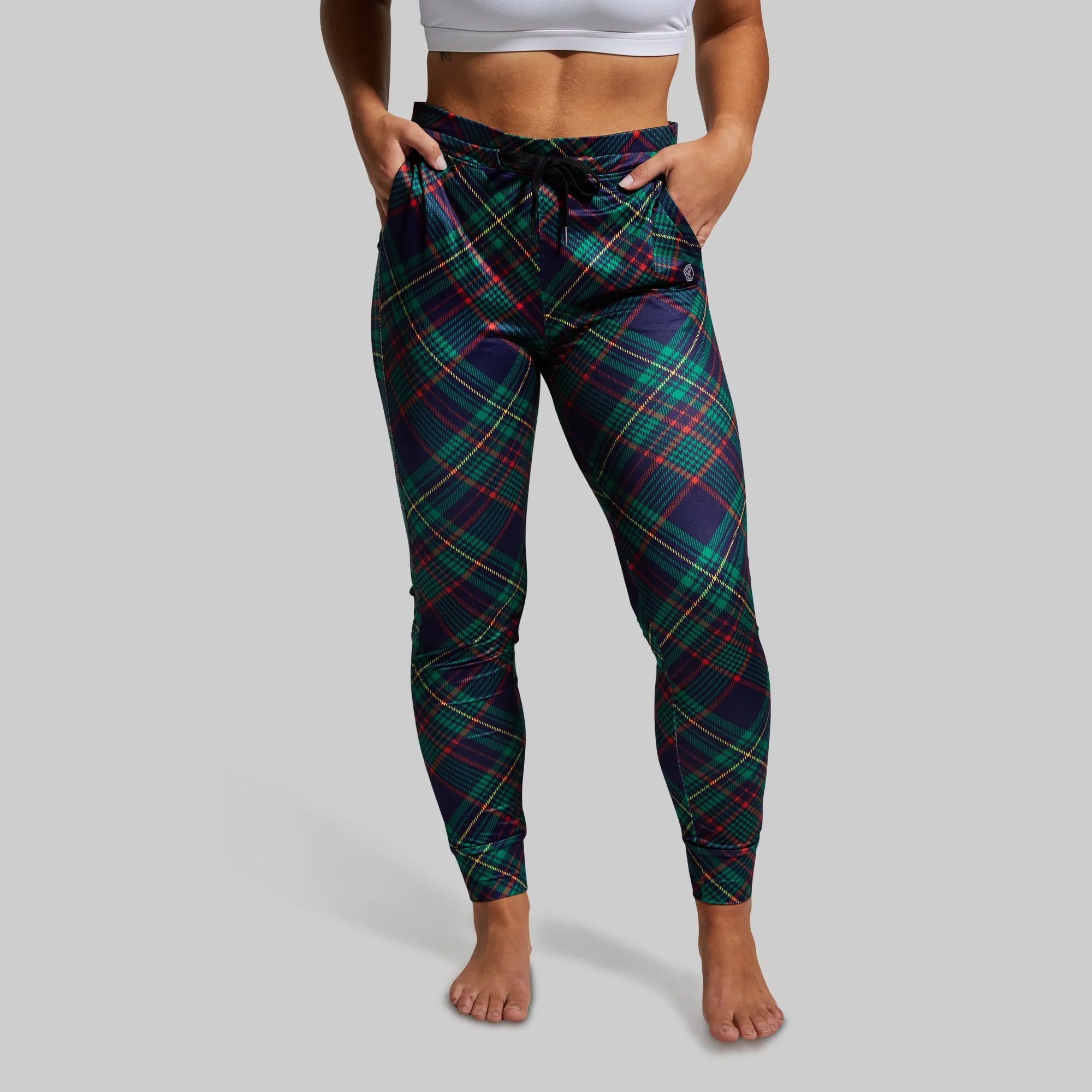 Women's Rest Day Athleisure Jogger (Tartan) sold by Born Primitive product image thumbnail 3