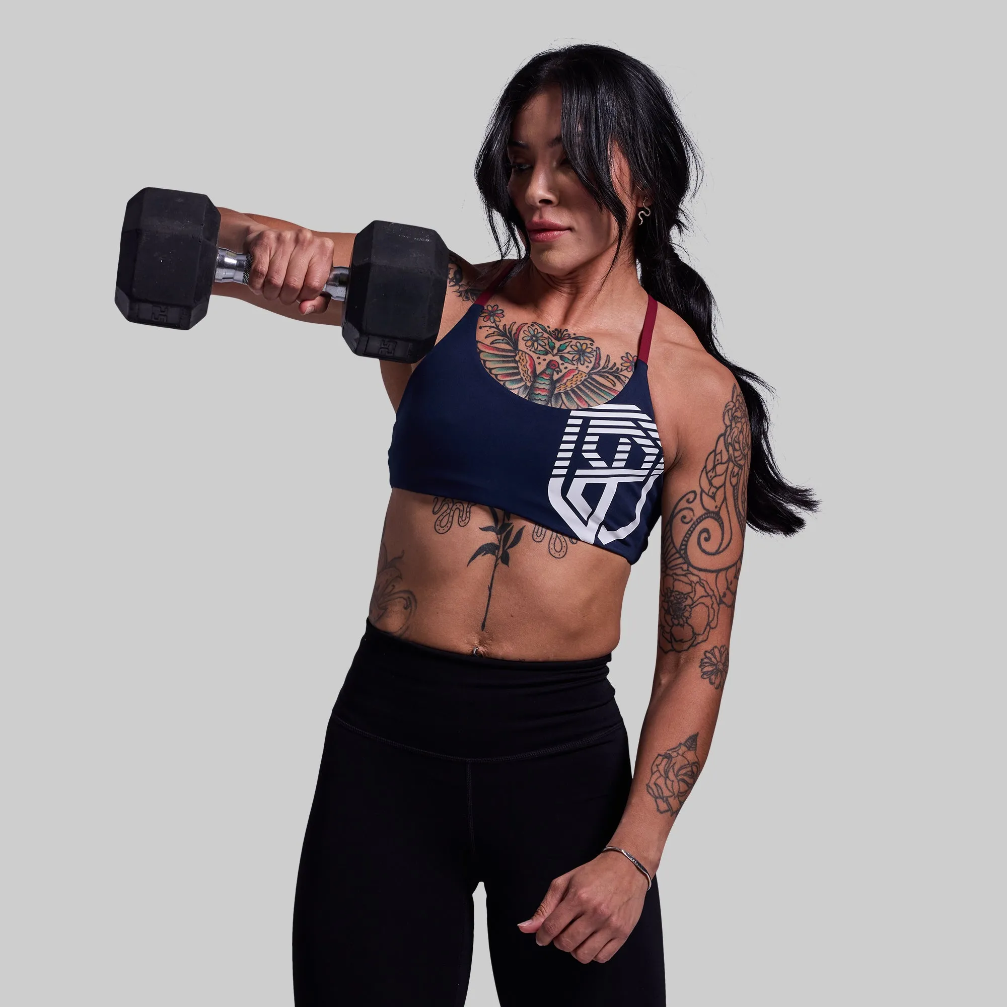 Serenity Sports Bra (Brand Strength-BP Navy) sold by Born Primitive product image thumbnail 3
