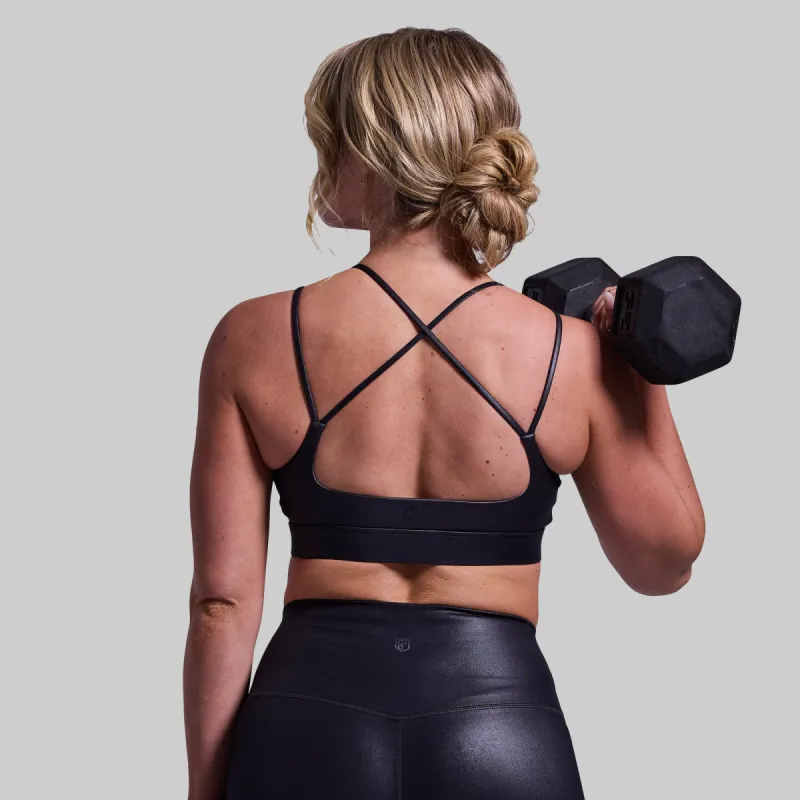 Exhale Sports Bra (Black Melt) sold by Born Primitive