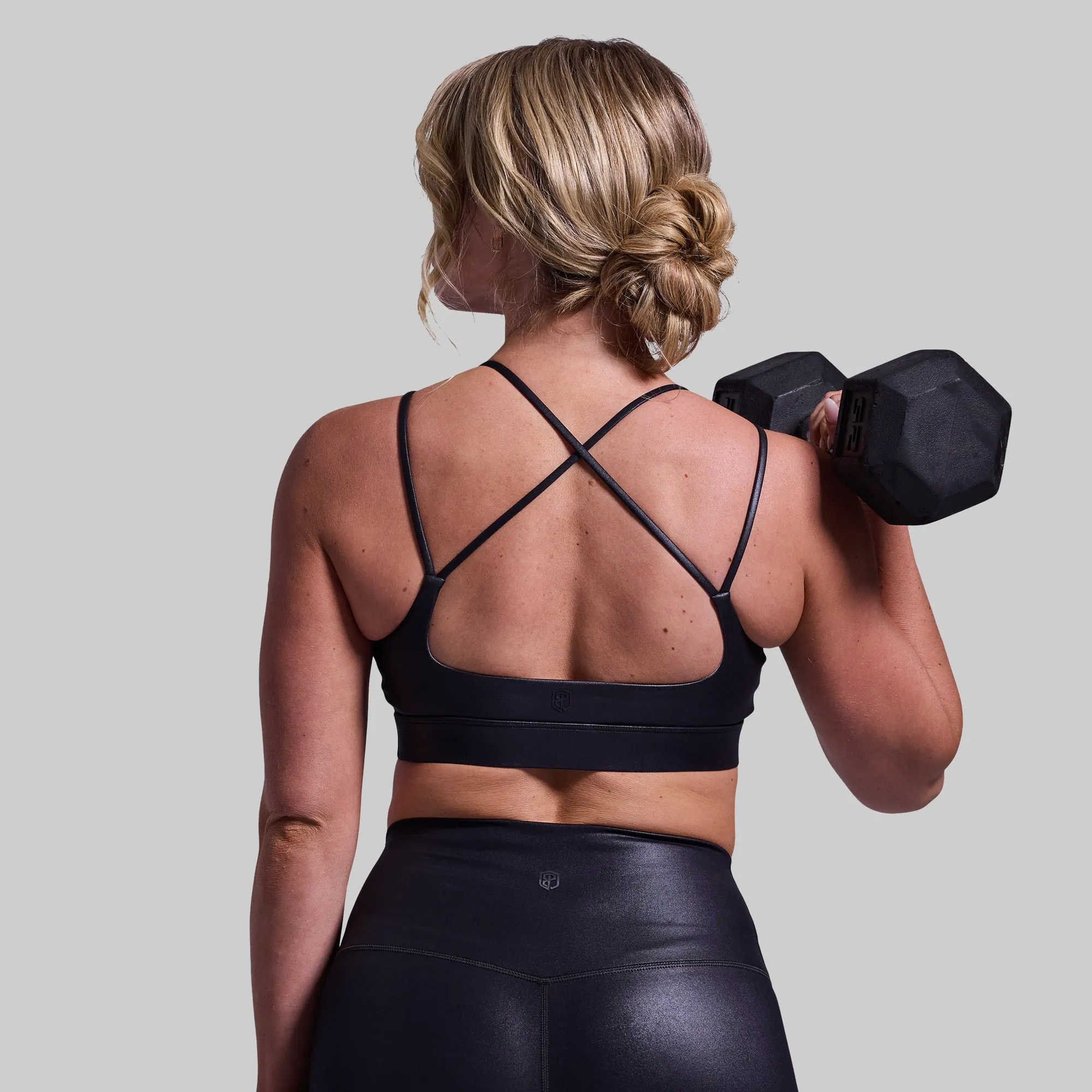 Exhale Sports Bra (Black Melt) sold by Born Primitive