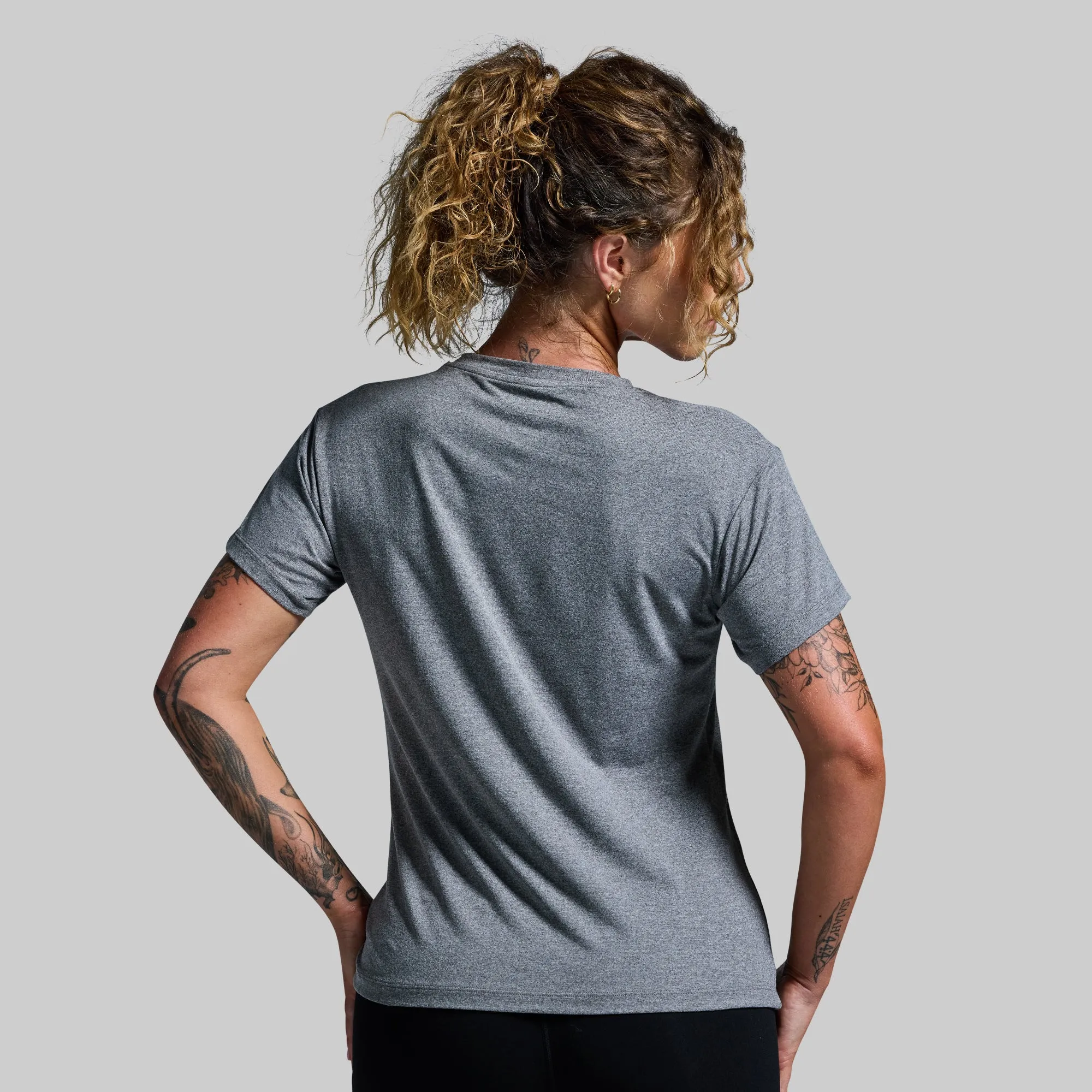 Women's BP Premium Basic Crew (Heather Grey) sold by Born Primitive product image thumbnail 2