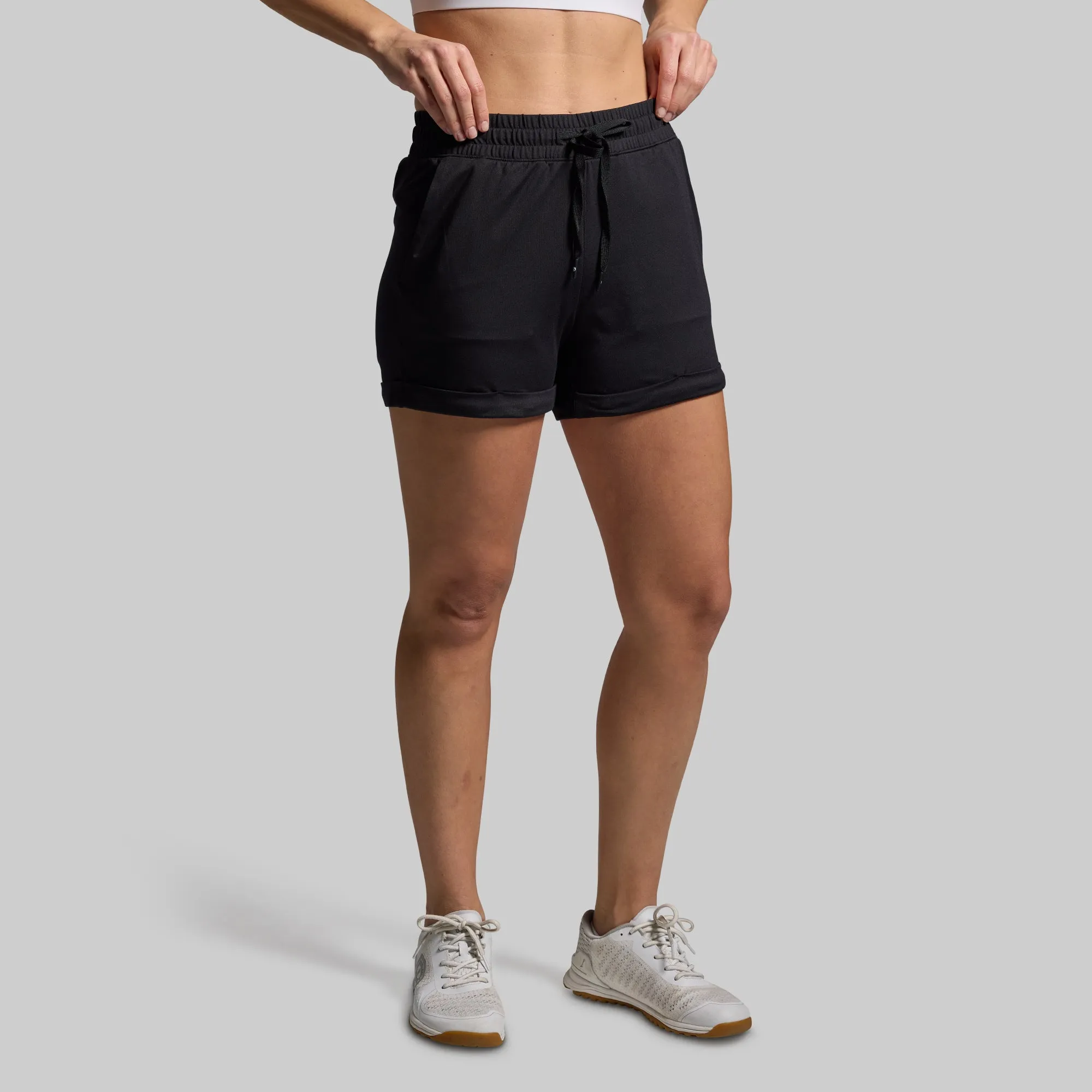 Women's Lounge Short 2.0 (Black) sold by Born Primitive product image thumbnail 3
