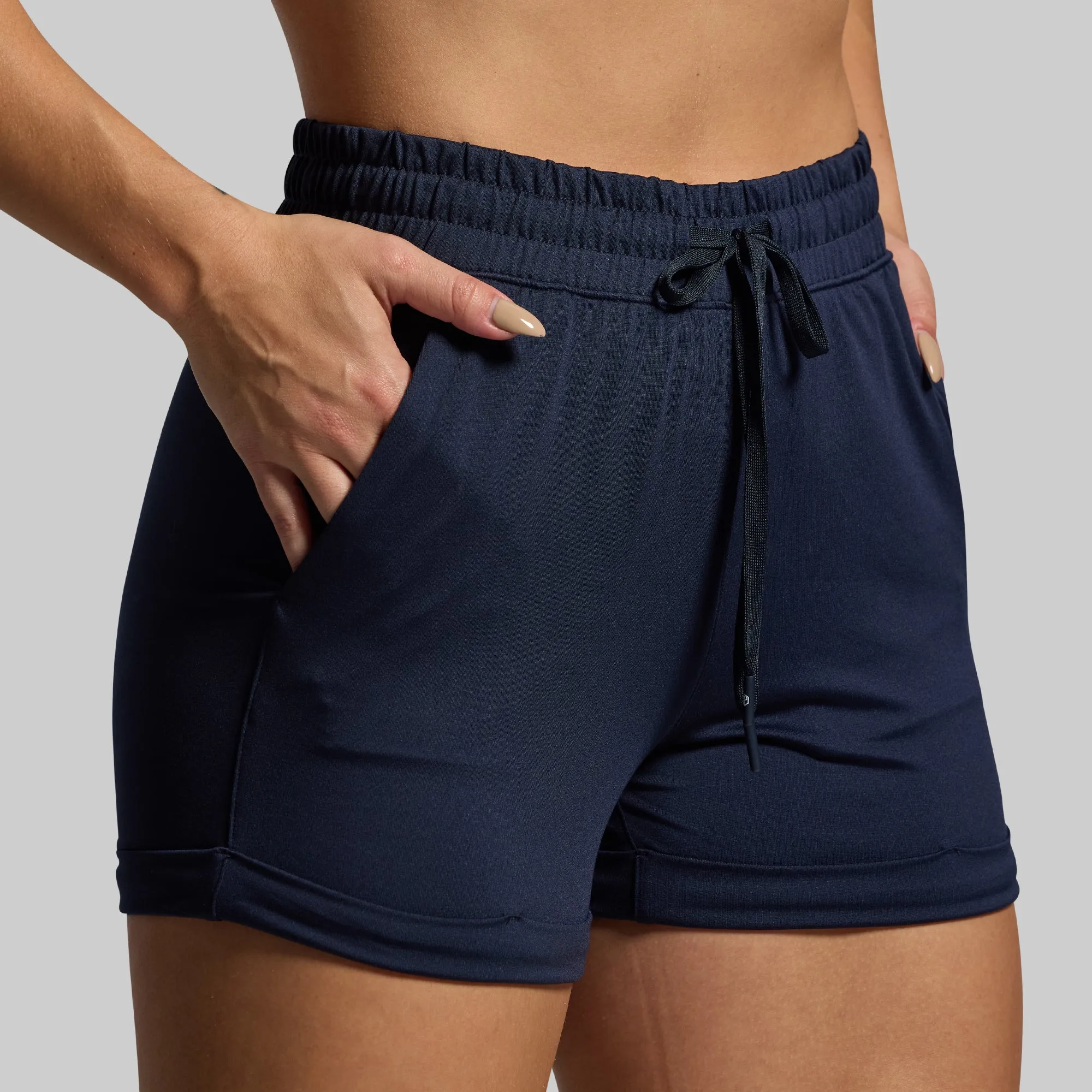 Women's Lounge Short 2.0 (BP Navy) sold by Born Primitive