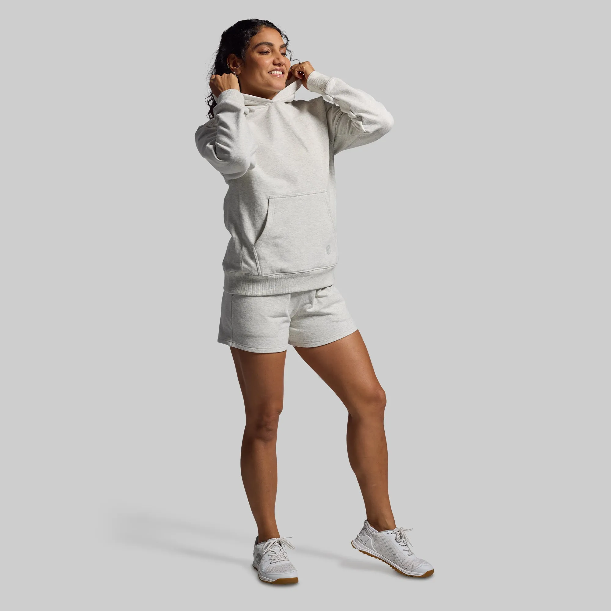 Unmatched Short Set (Heather White) sold by Born Primitive