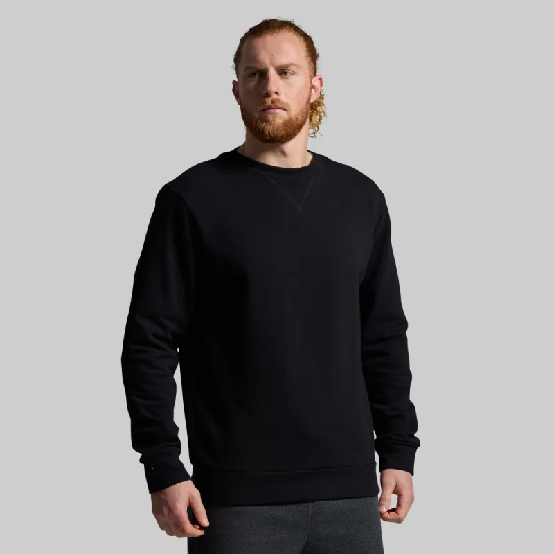 Men's Unmatched Crew Sweatshirt (Black) sold by Born Primitive