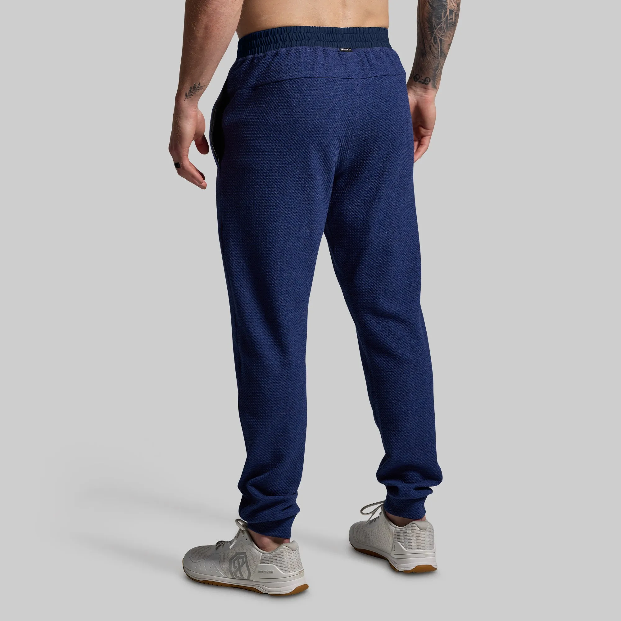 Men's Cloud Jogger Set (Heather Midnight Blue) sold by Born Primitive product image thumbnail 4
