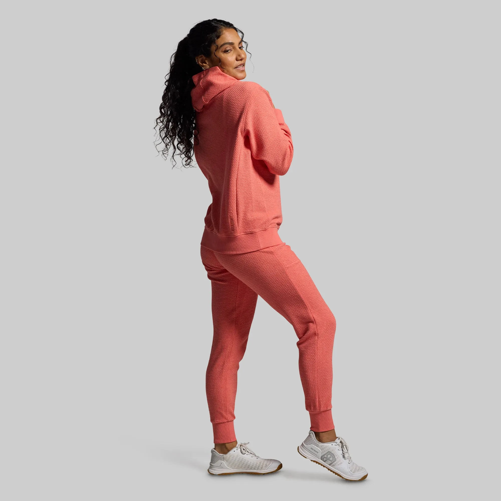 Women's Cloud Jogger Set (Hot Peach) sold by Born Primitive