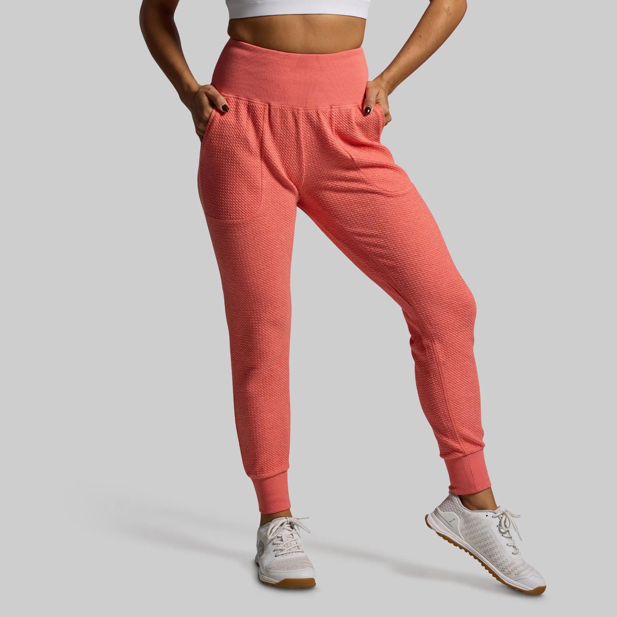 Women's Cloud Jogger Set (Hot Peach) sold by Born Primitive product image thumbnail 4