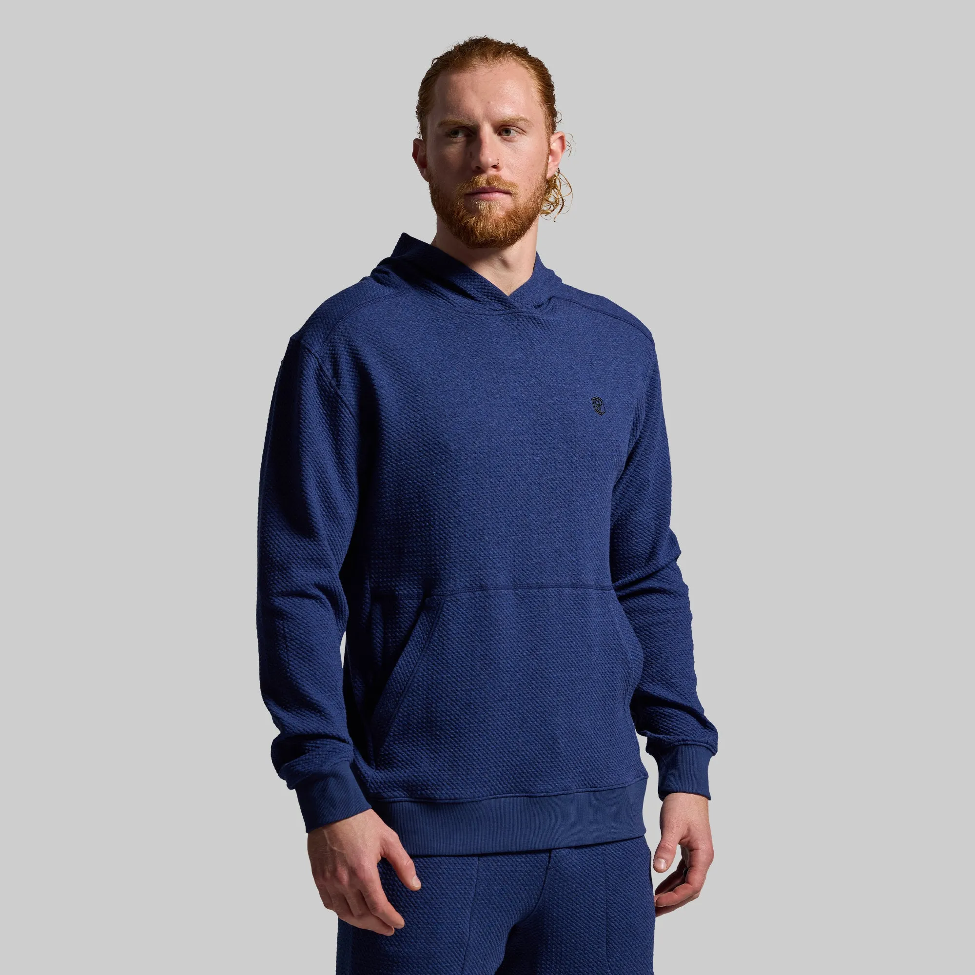 Men's Cloud Hoodie (Heather Midnight Blue) sold by Born Primitive