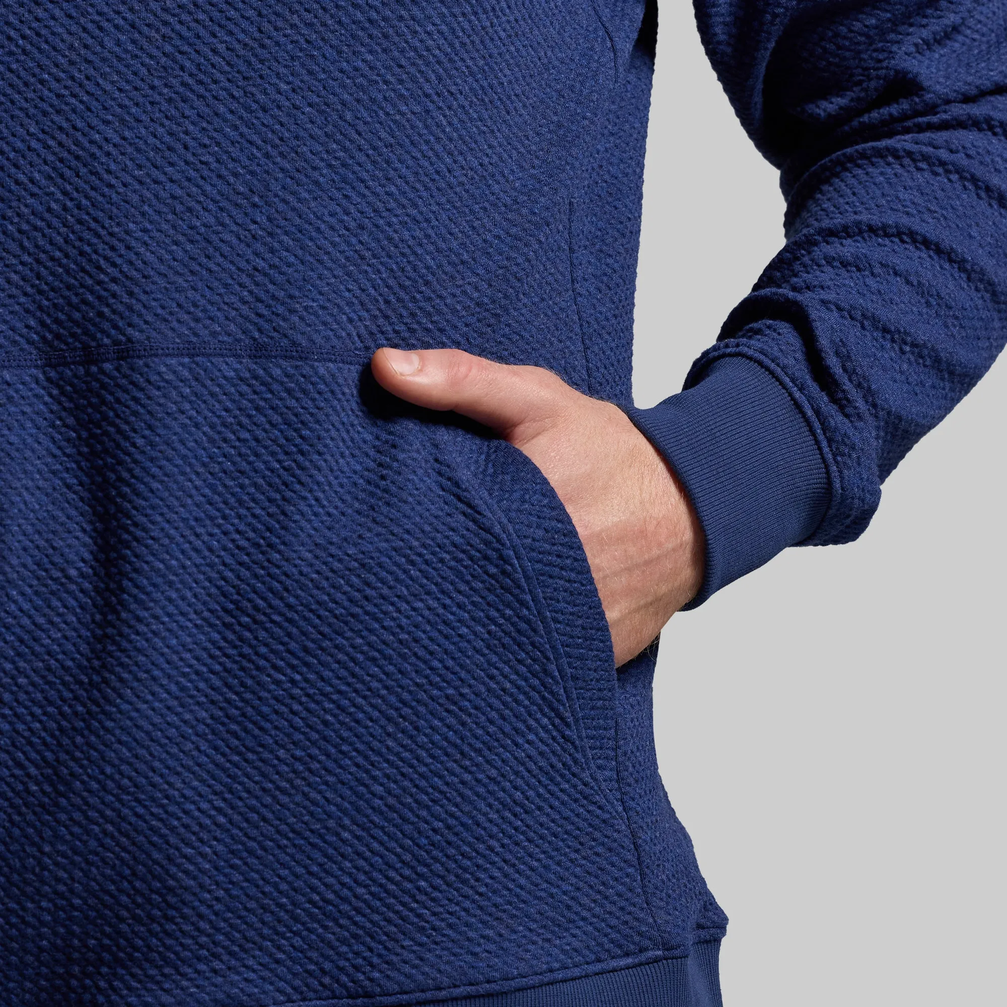 Men's Cloud Hoodie (Heather Midnight Blue) sold by Born Primitive product image thumbnail 3