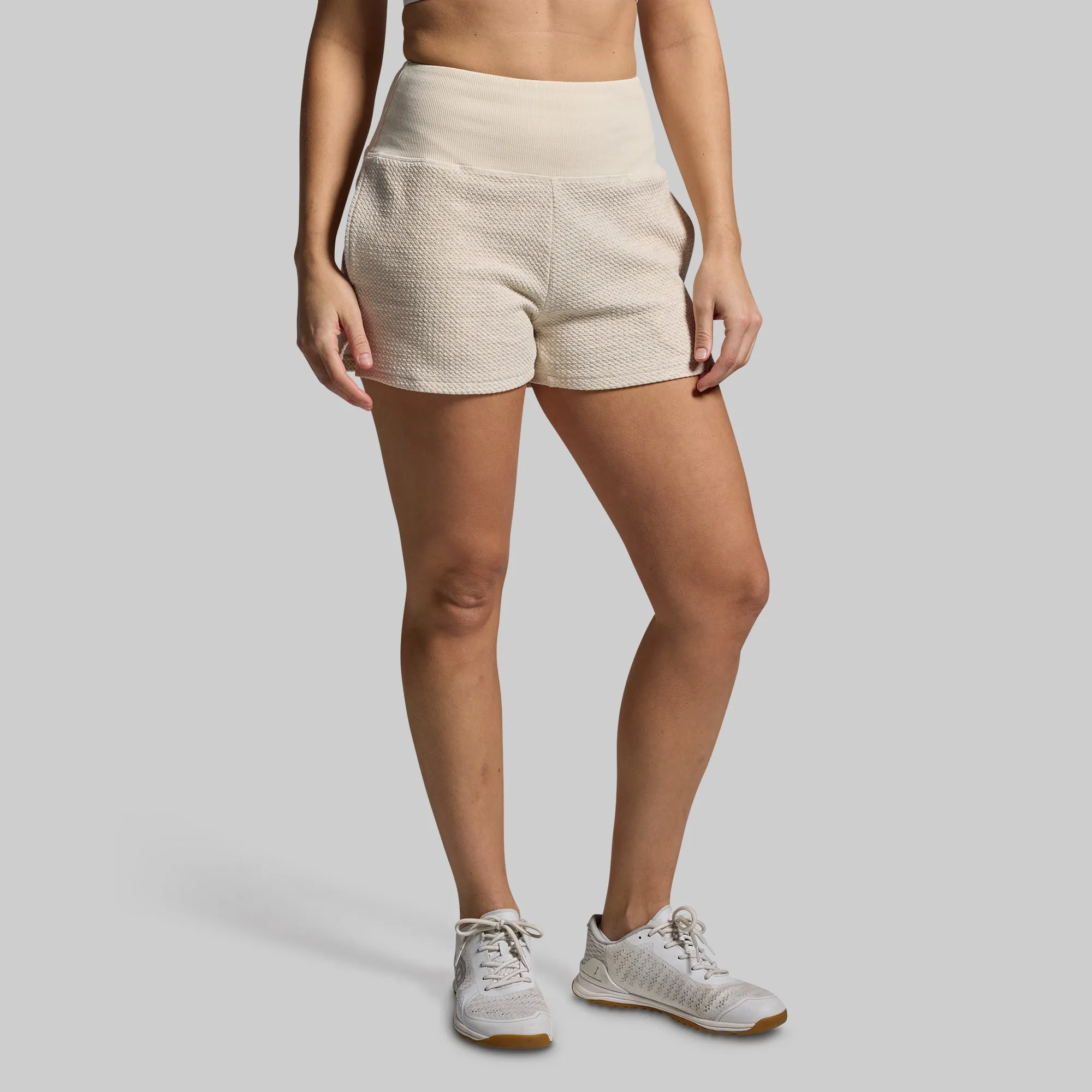 Women's Cloud Short (Heather Oatmeal) sold by Born Primitive product image thumbnail 3