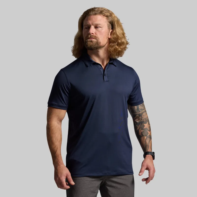 Athleisure Polo (BP Navy) sold by Born Primitive
