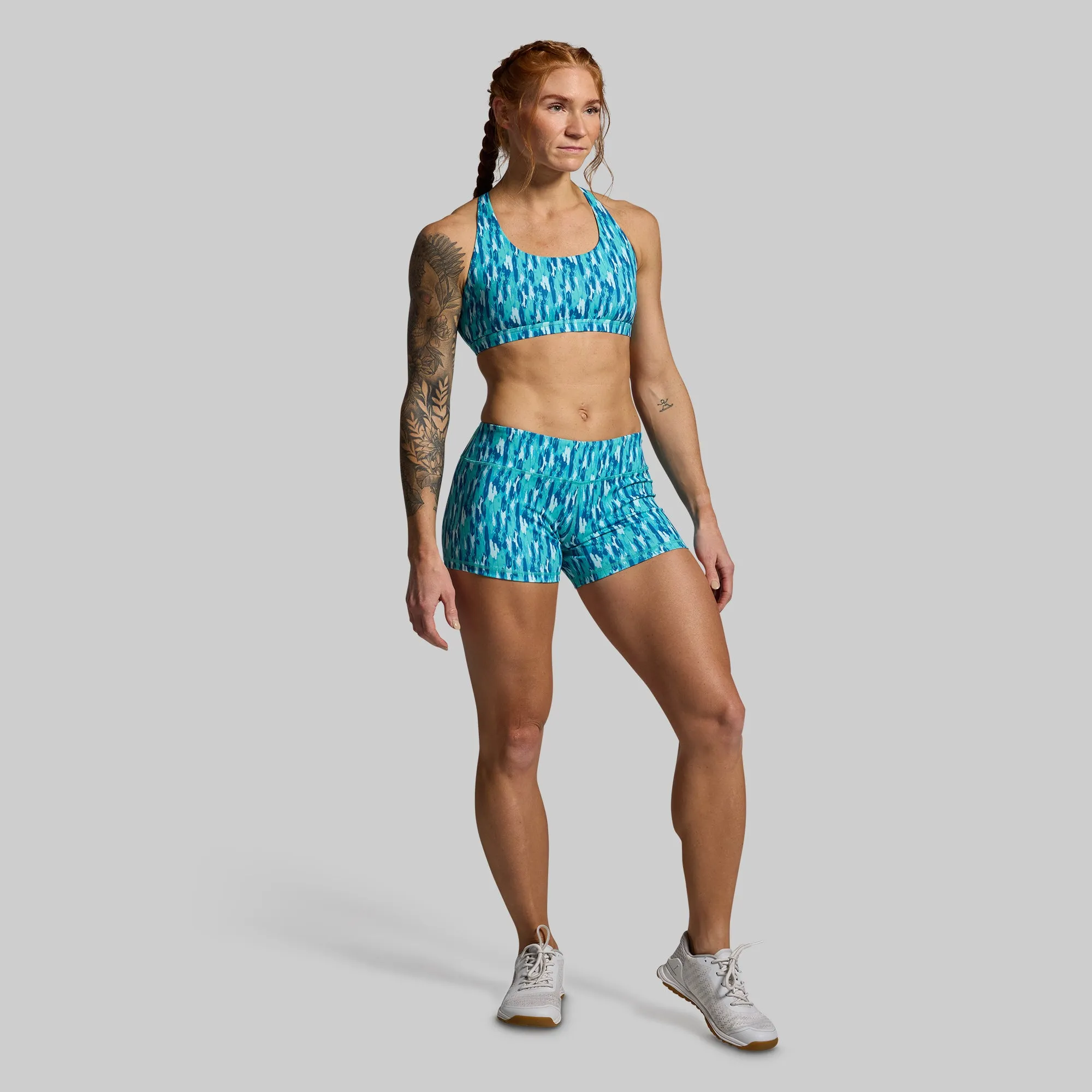 Double Take Booty Short Set (Waterfall) sold by Born Primitive