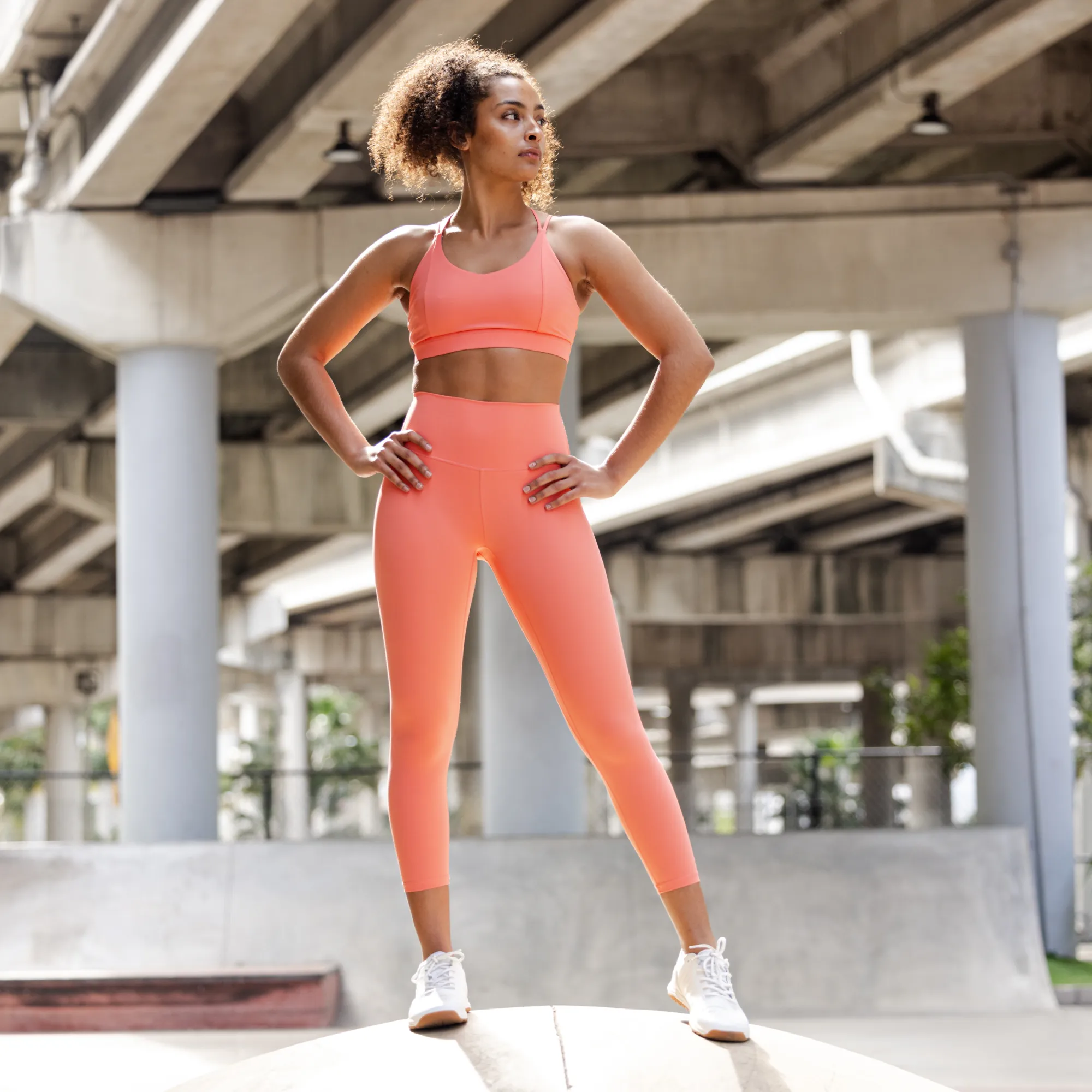 Your Go To Legging 2.0 Set (Hot Peach) sold by Born Primitive