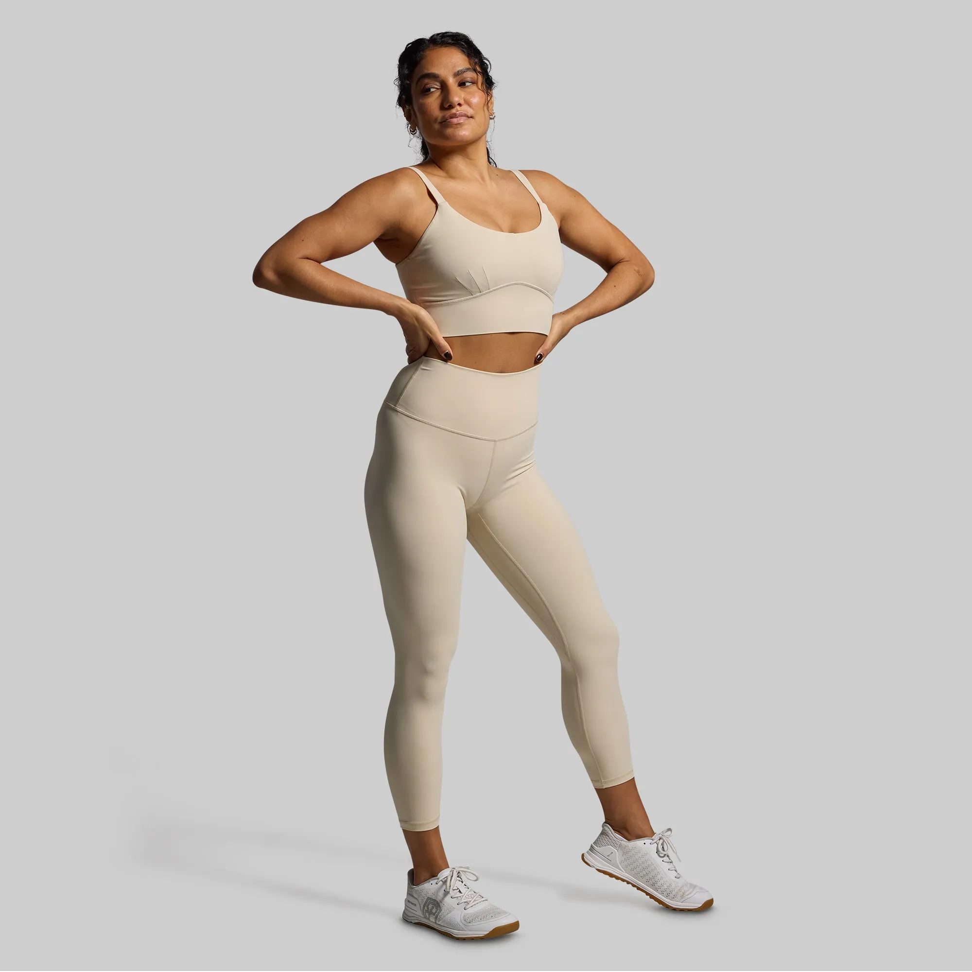 Your Go To Legging 2.0 Set (Oatmeal) sold by Born Primitive