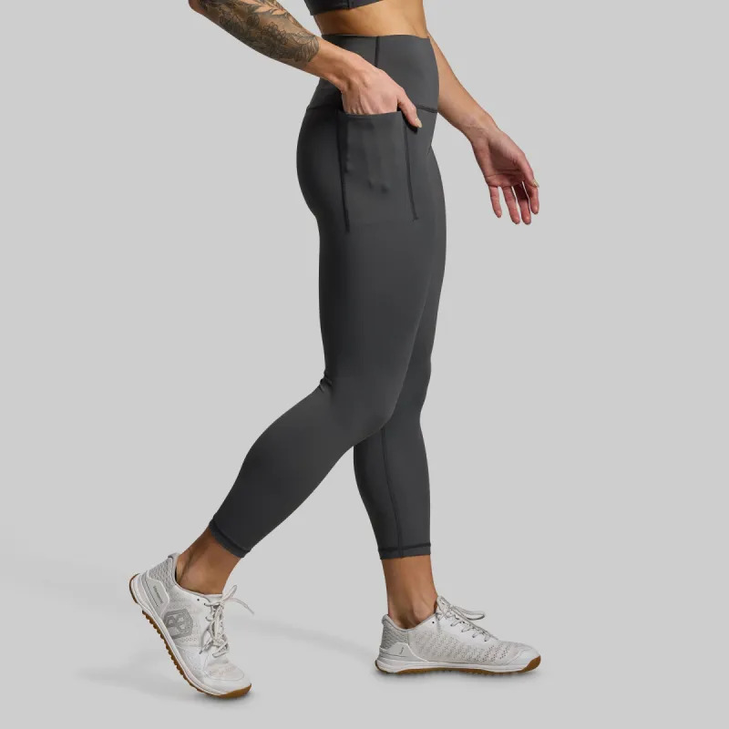 Your Go To Legging 2.0 w/ Pockets (Gunmetal) sold by Born Primitive