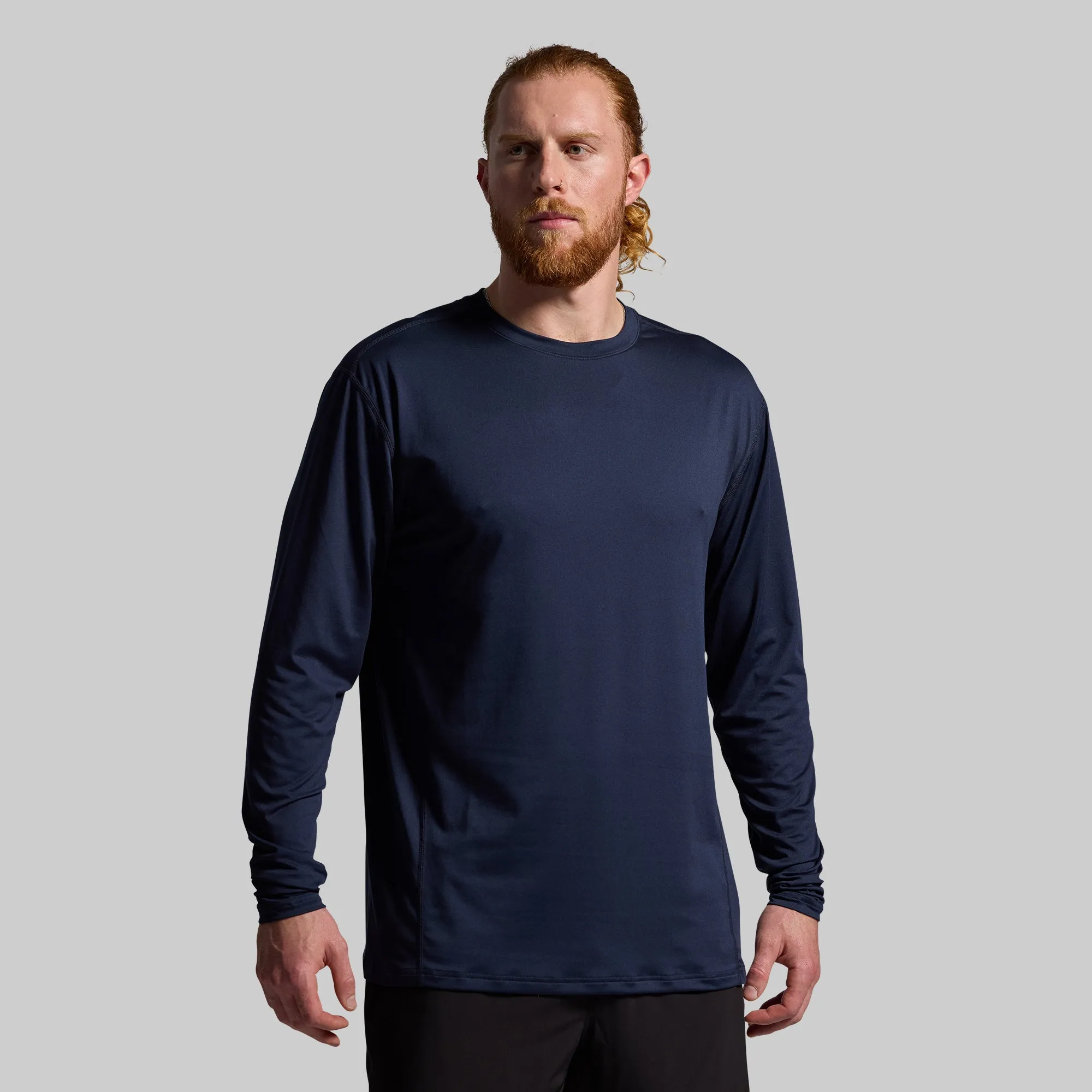 Athleisure Long Sleeve Crew (BP Navy) sold by Born Primitive