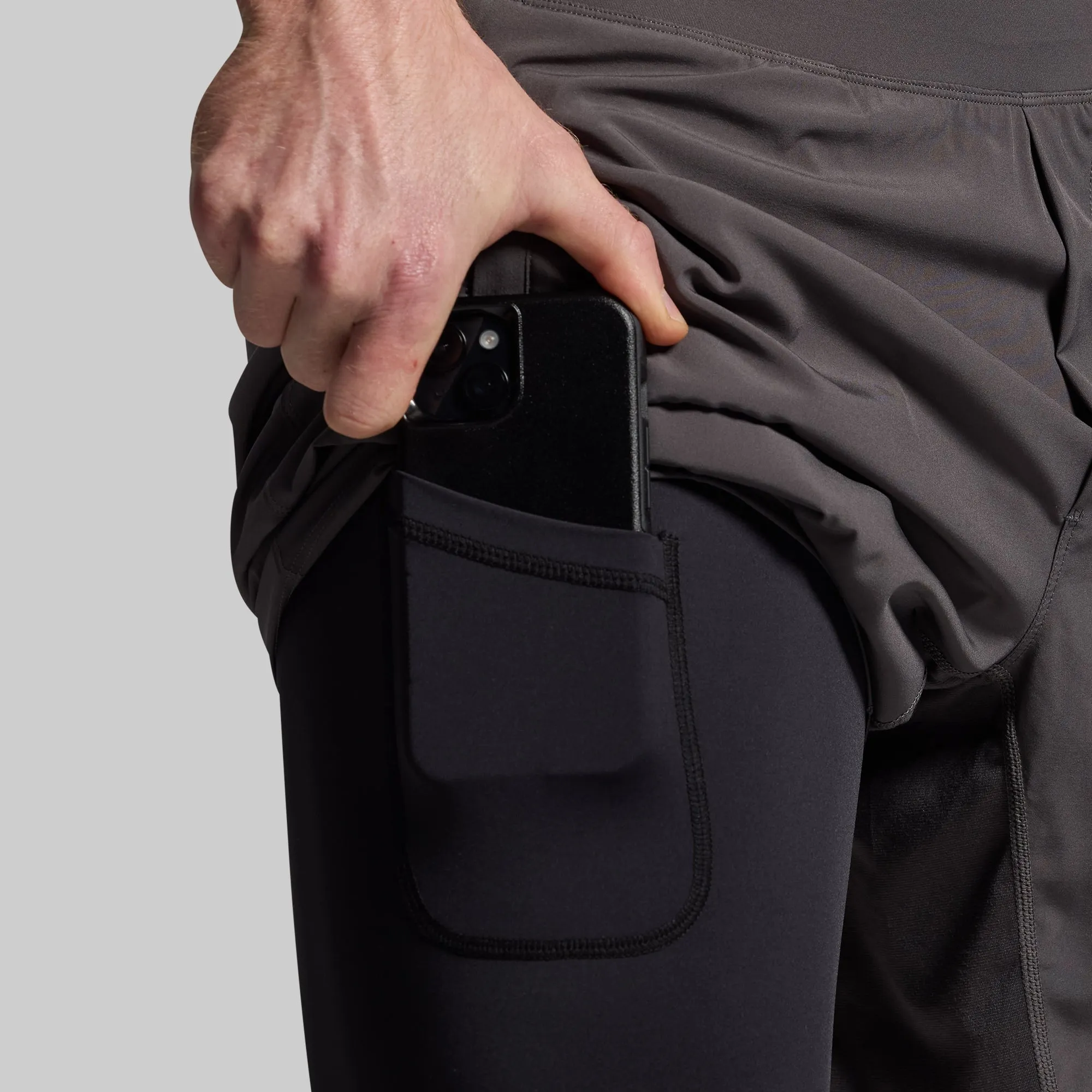 Versatile Short w/ Compression 9" (Gunmetal) sold by Born Primitive product image thumbnail 3