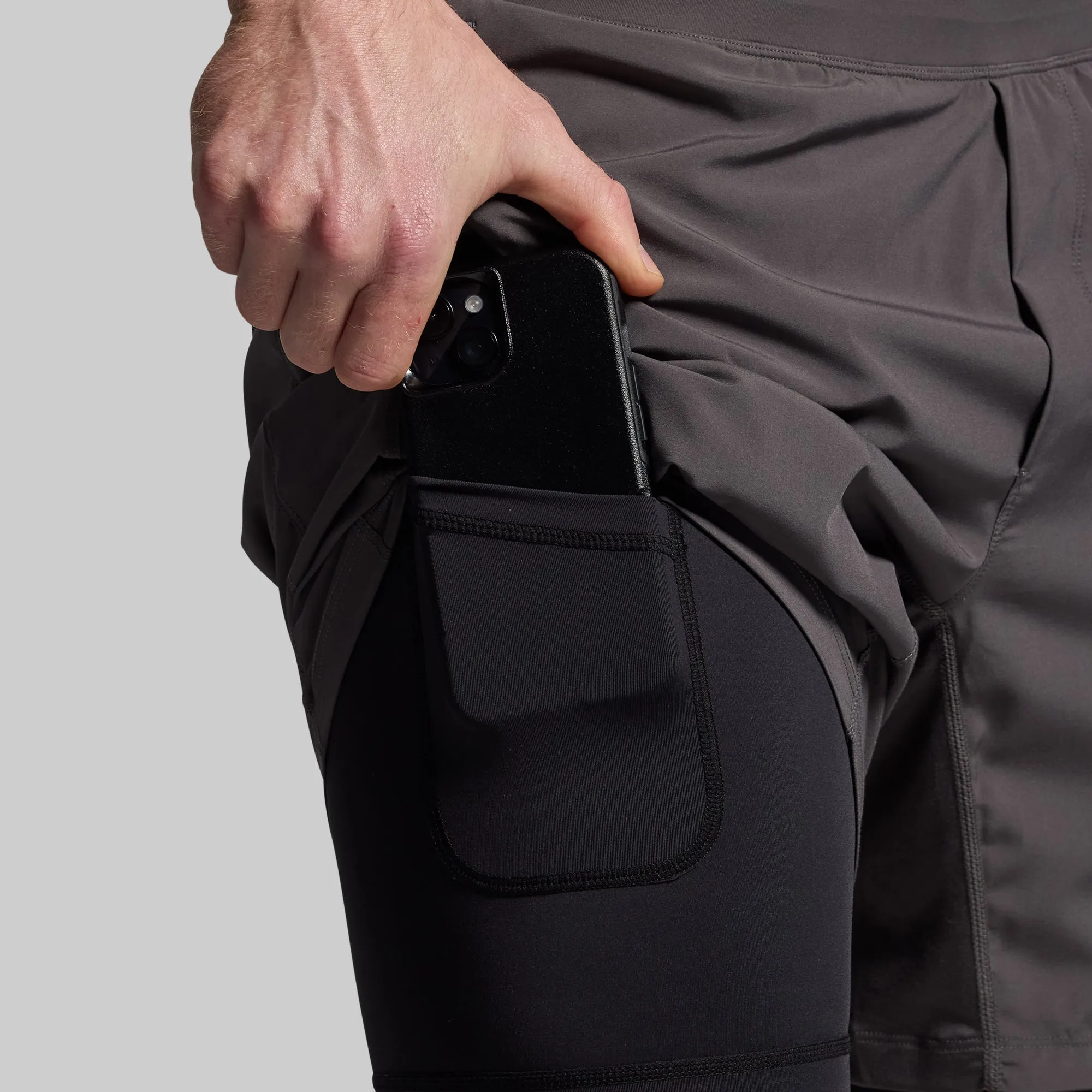 Versatile Short w/ Compression 7" (Gunmetal) sold by Born Primitive product image thumbnail 3