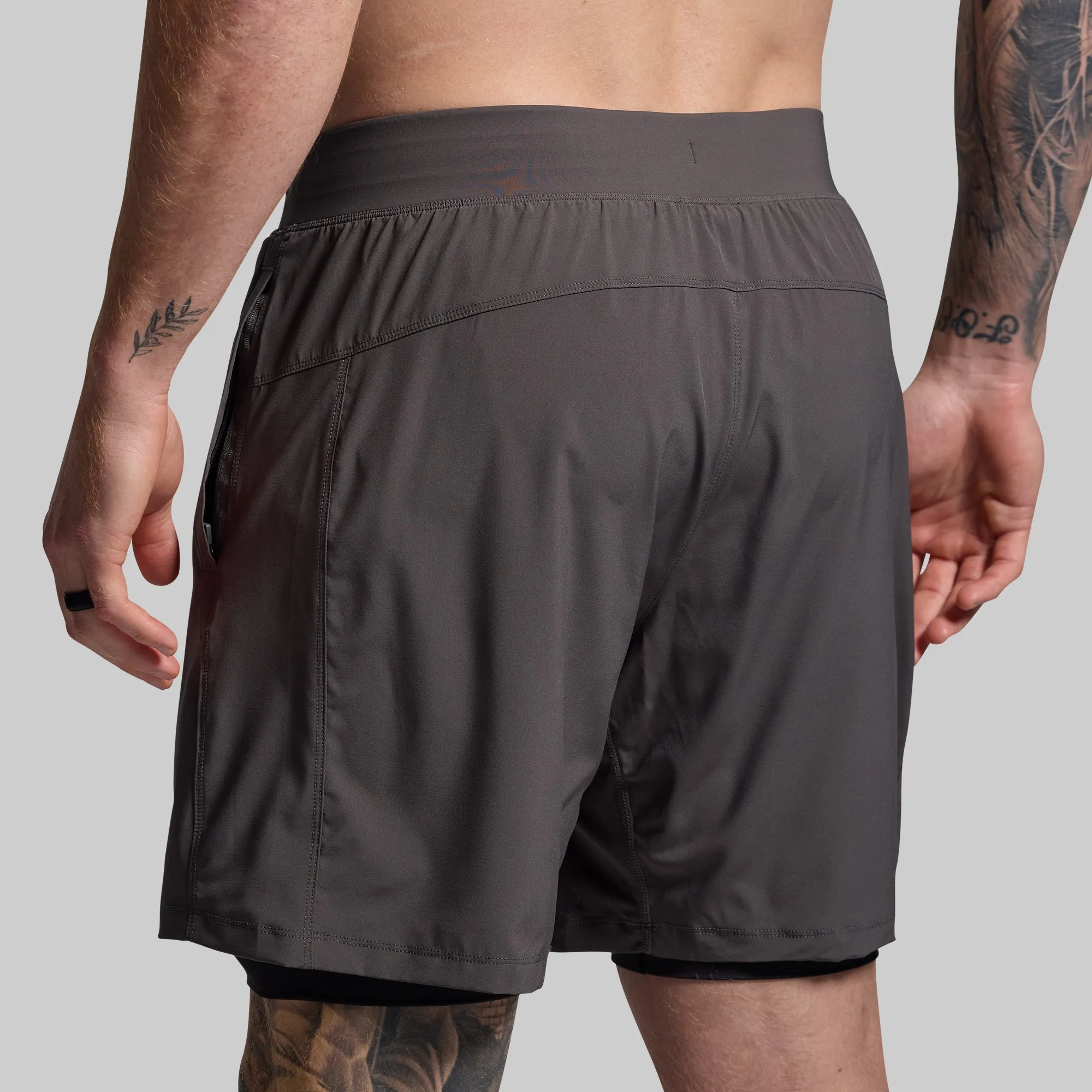 Versatile Short w/ Compression 7" (Gunmetal) sold by Born Primitive product image thumbnail 5