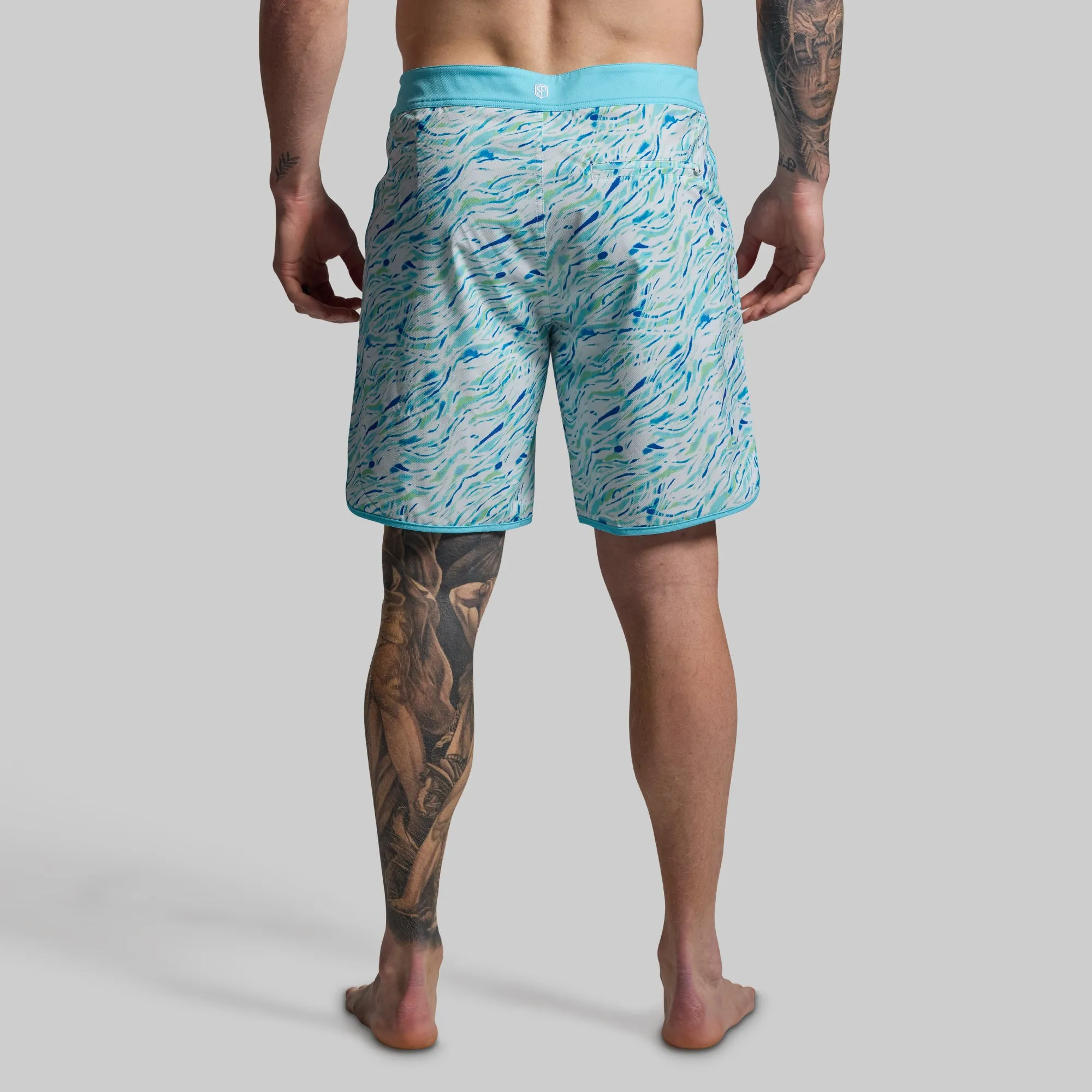 Island Short 8" (Blue Waves) sold by Born Primitive product image thumbnail 2