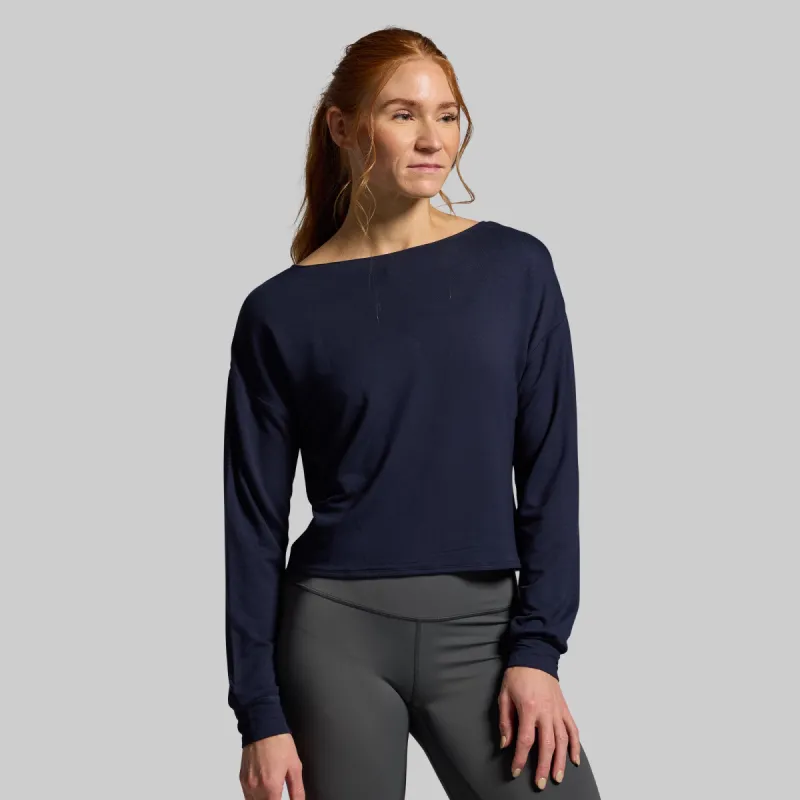 Two Ways Long Sleeve (BP Navy) sold by Born Primitive