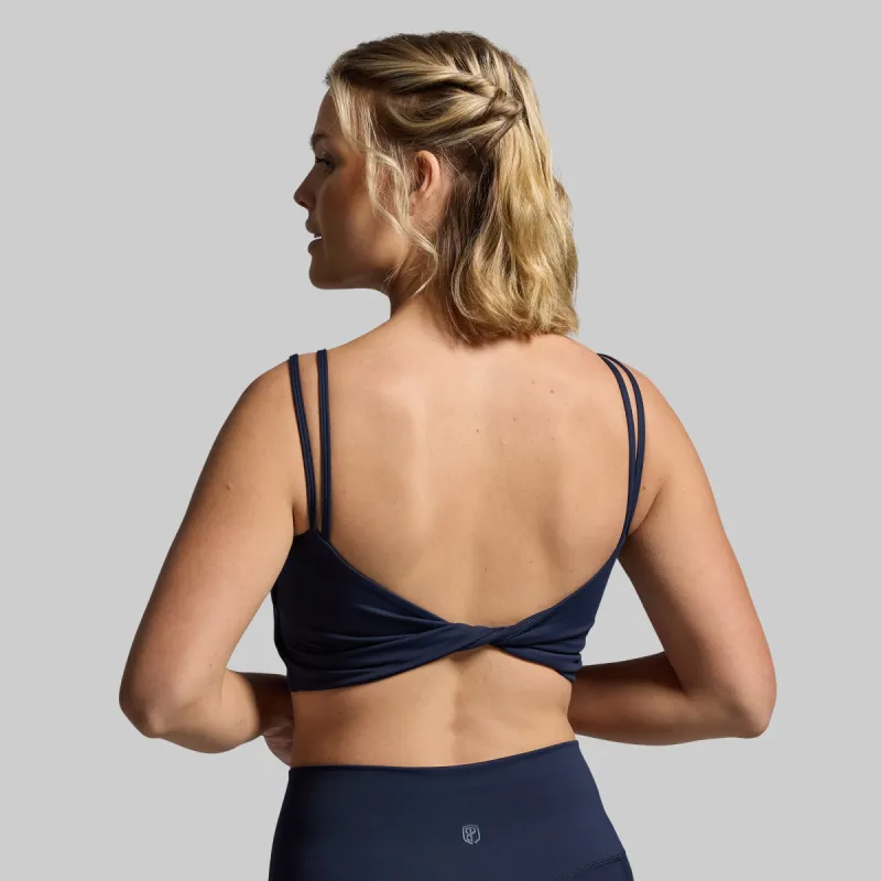 Don't Get It Twisted Sports Bra (BP Navy) sold by Born Primitive
