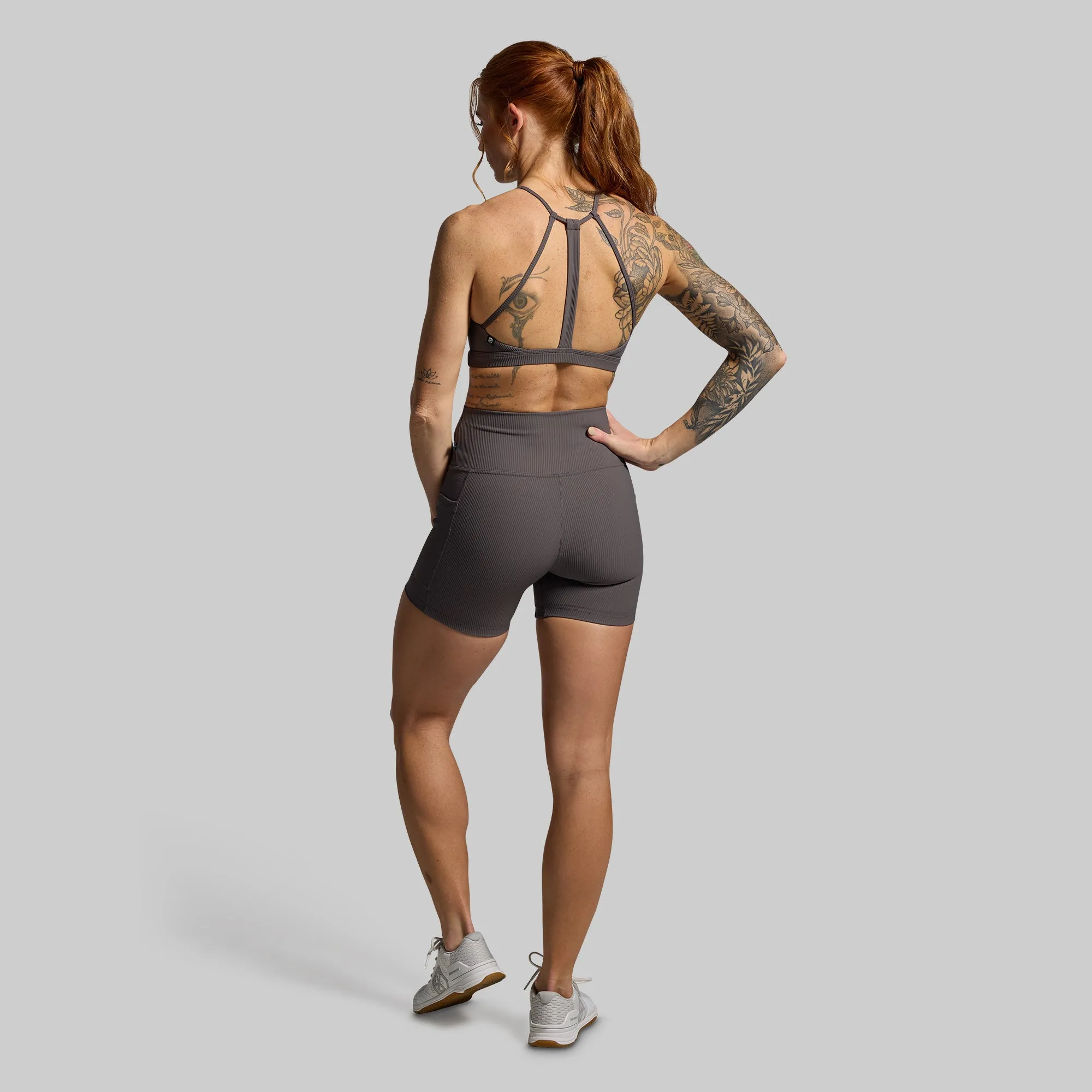 Break the Limits Sports Bra (Dark Grey) sold by Born Primitive product image thumbnail 5